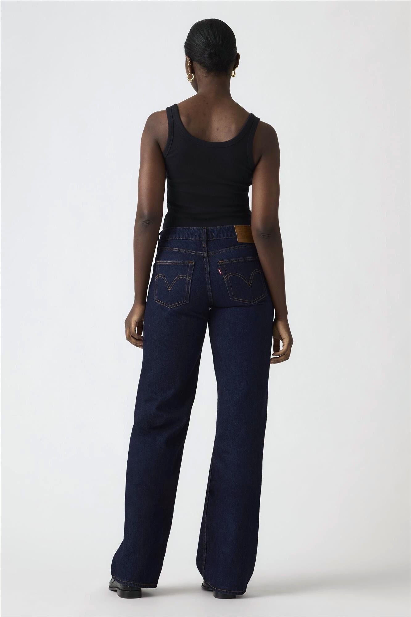 Levi's - Donkerblauwe Low Loose jeans