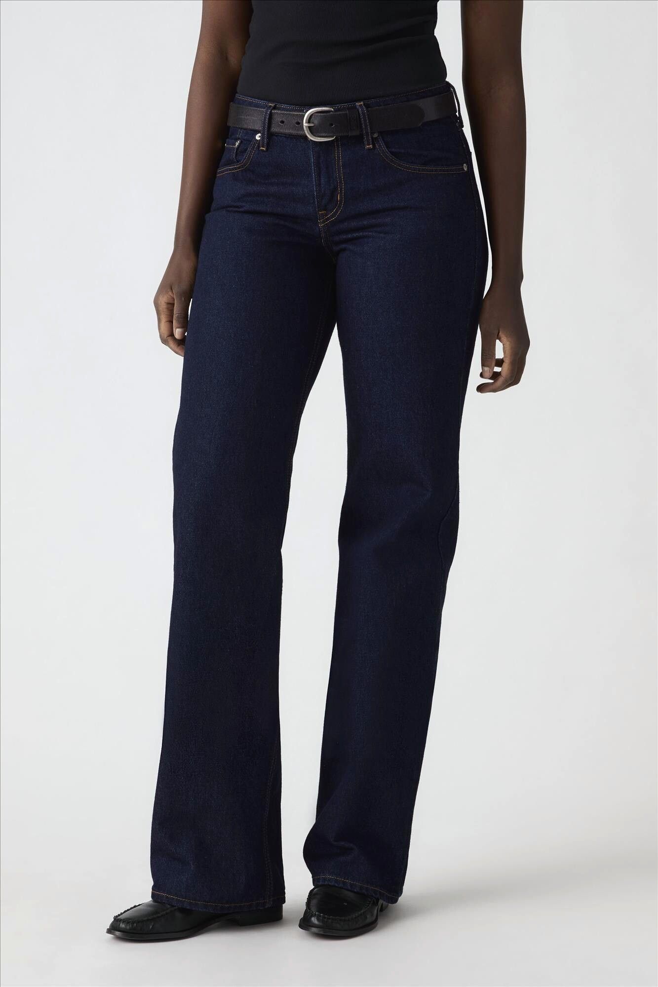 Levi's - Donkerblauwe Low Loose jeans