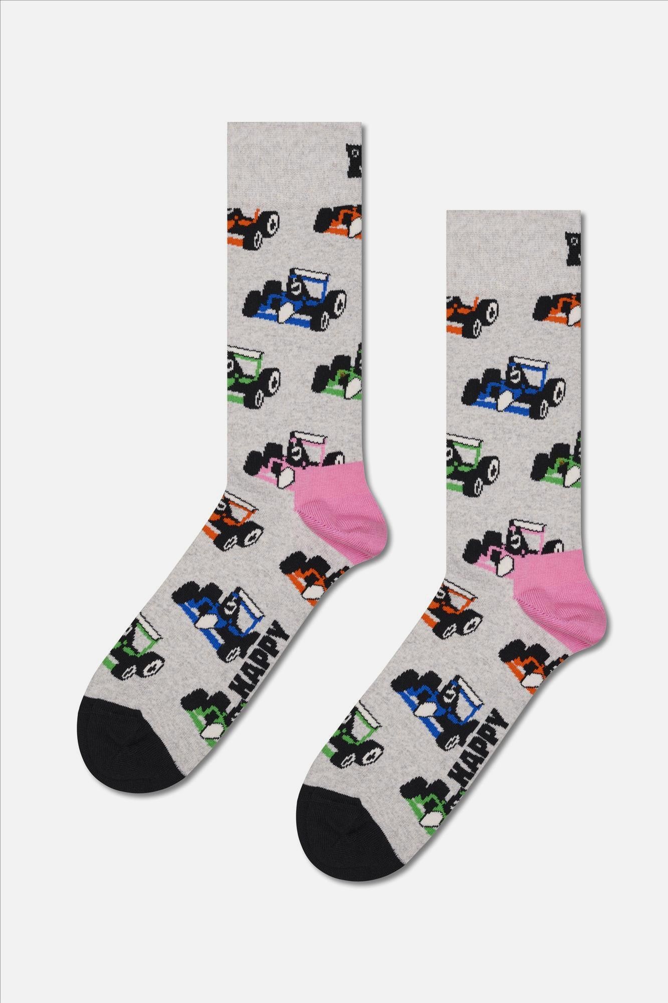 Happy Socks - Multicolor Formule-1 giftbox sokken, maat: 41-46