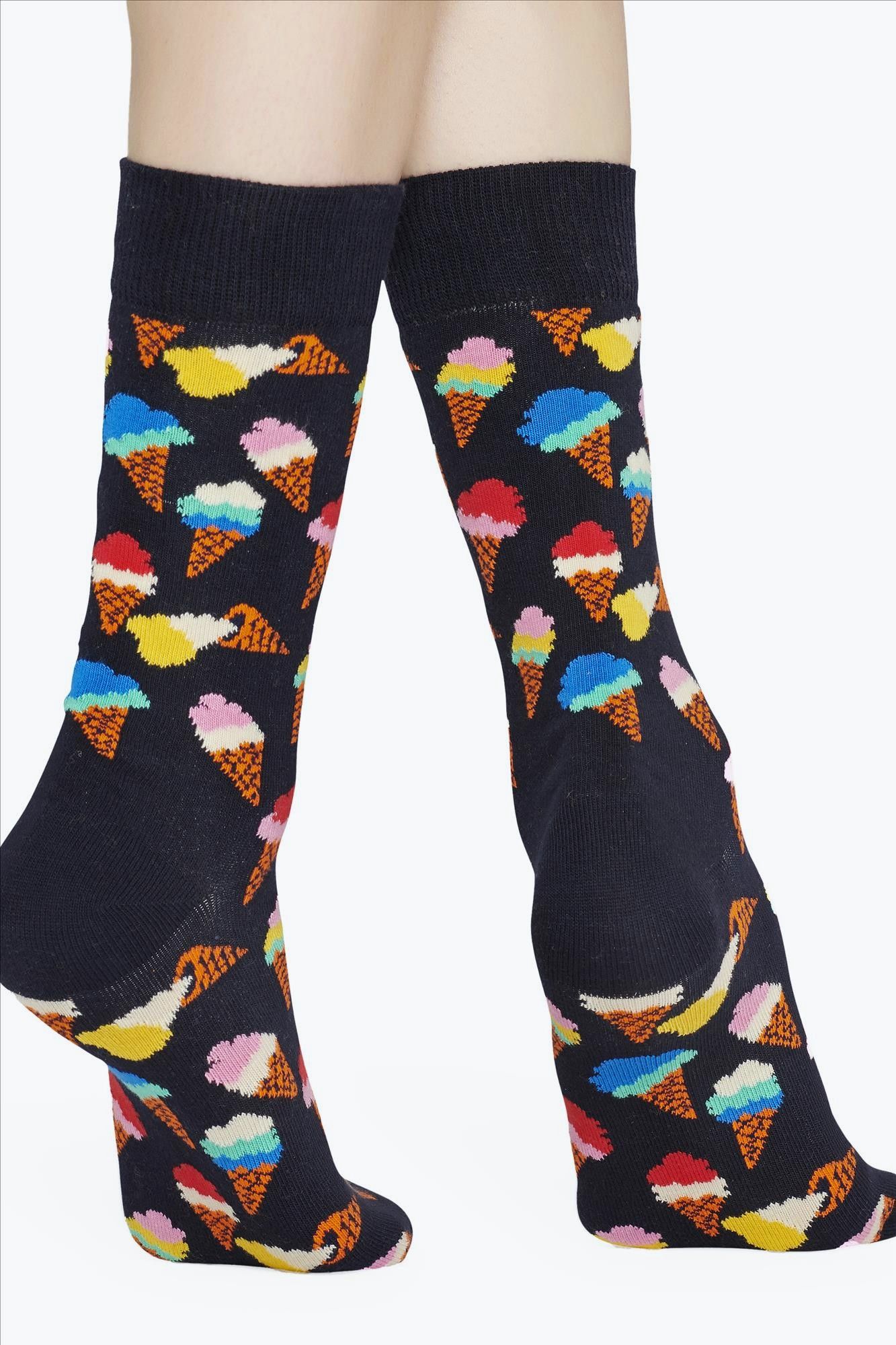 Happy Socks - Donkerblauwe Ice Cream sokken, maat: 36-40