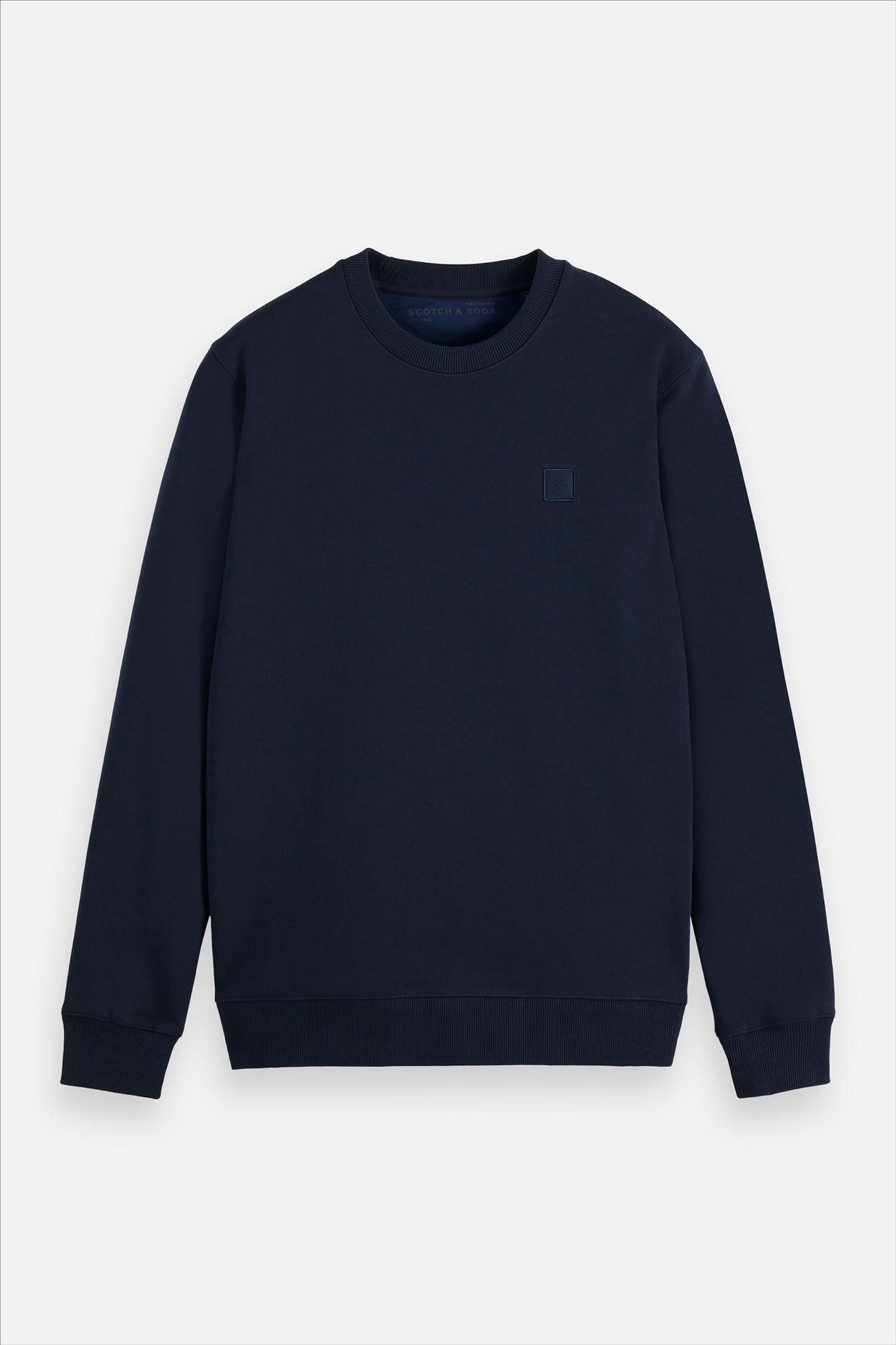 Scotch & Soda - Donkerblauwe Core Logo sweater