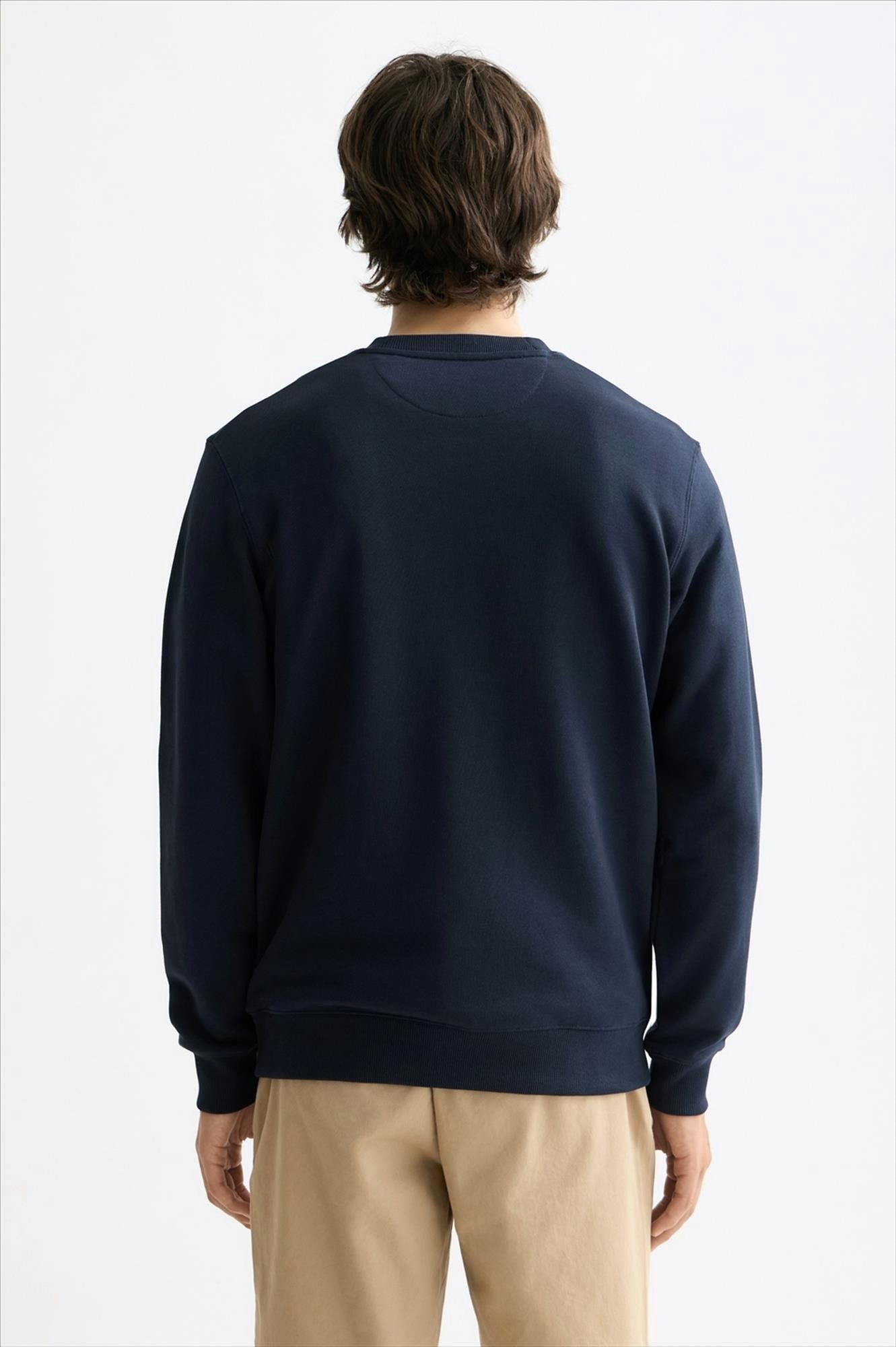 Scotch & Soda - Donkerblauwe Core Logo sweater