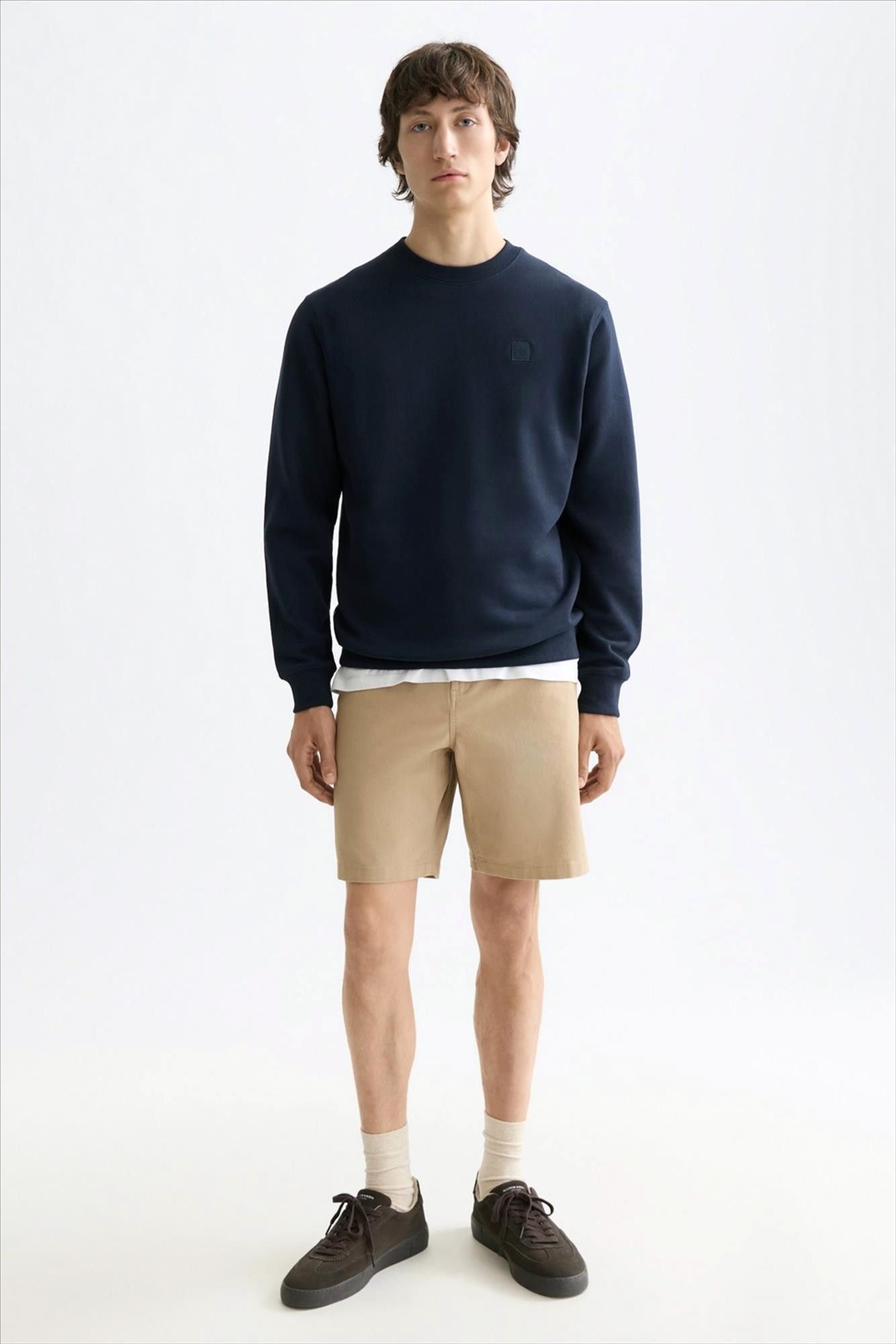 Scotch & Soda - Donkerblauwe Core Logo sweater