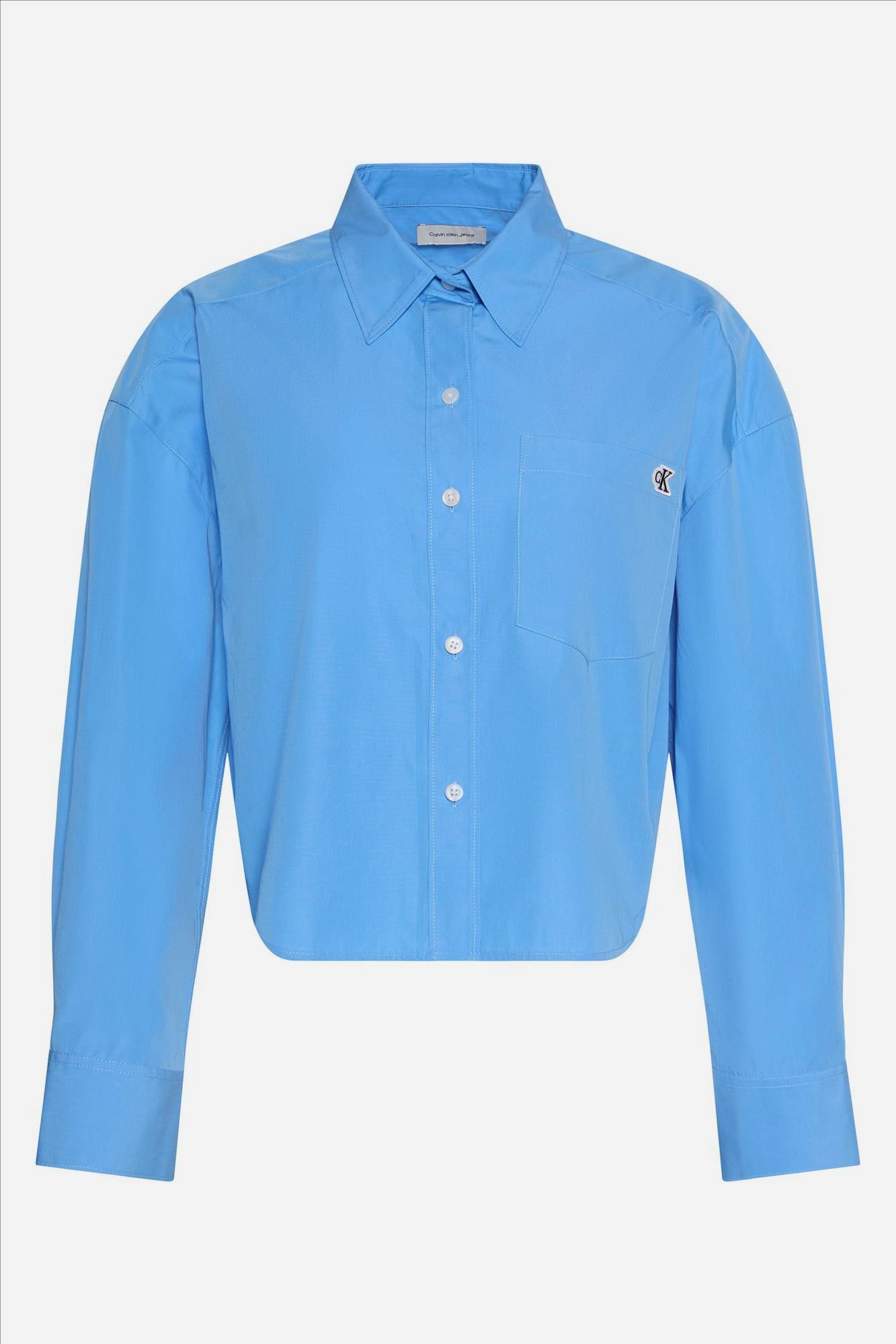 Calvin Klein Jeans - Blauwe Marina Cropped blouse