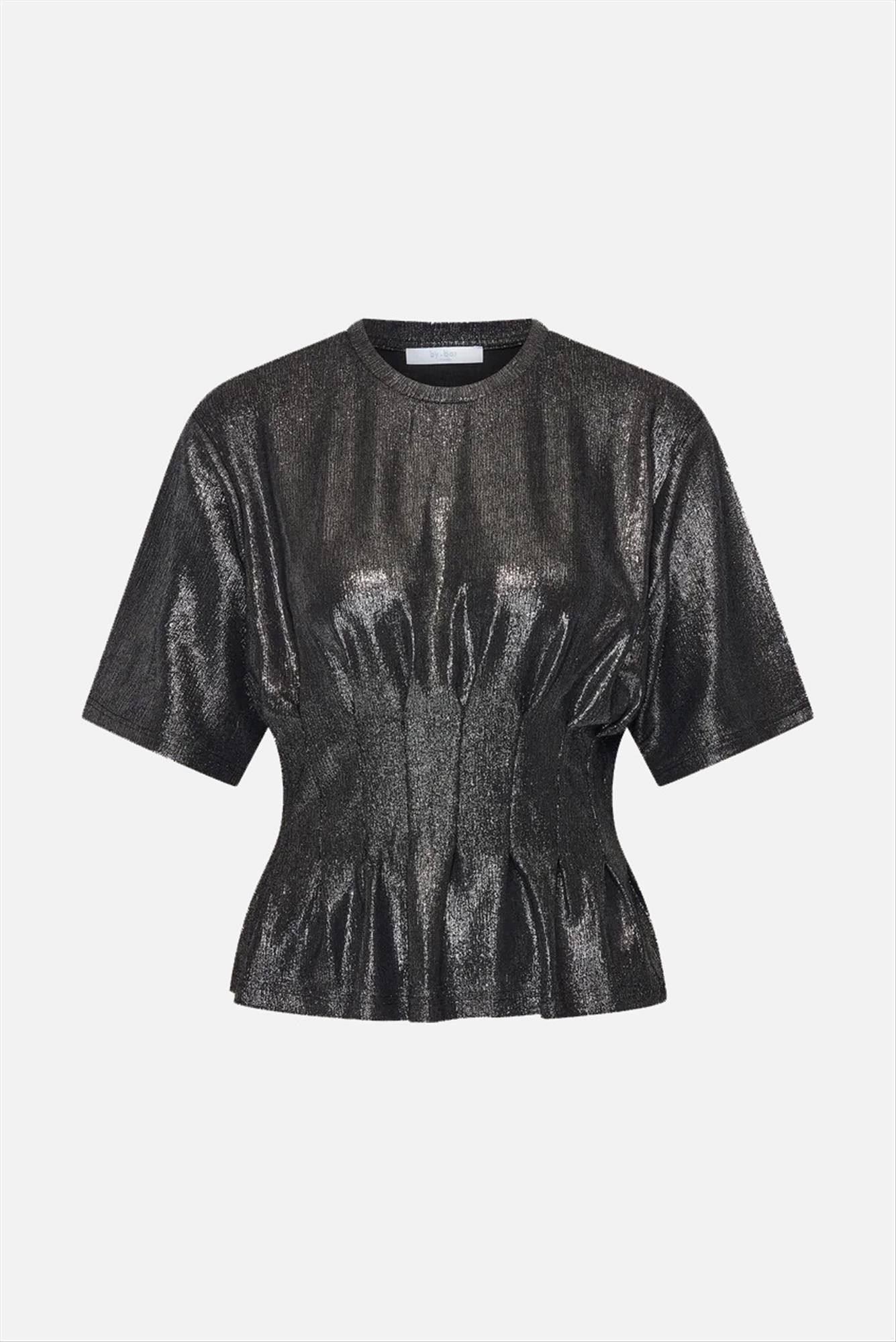 BY BAR - Zilveren Diva Metallic top