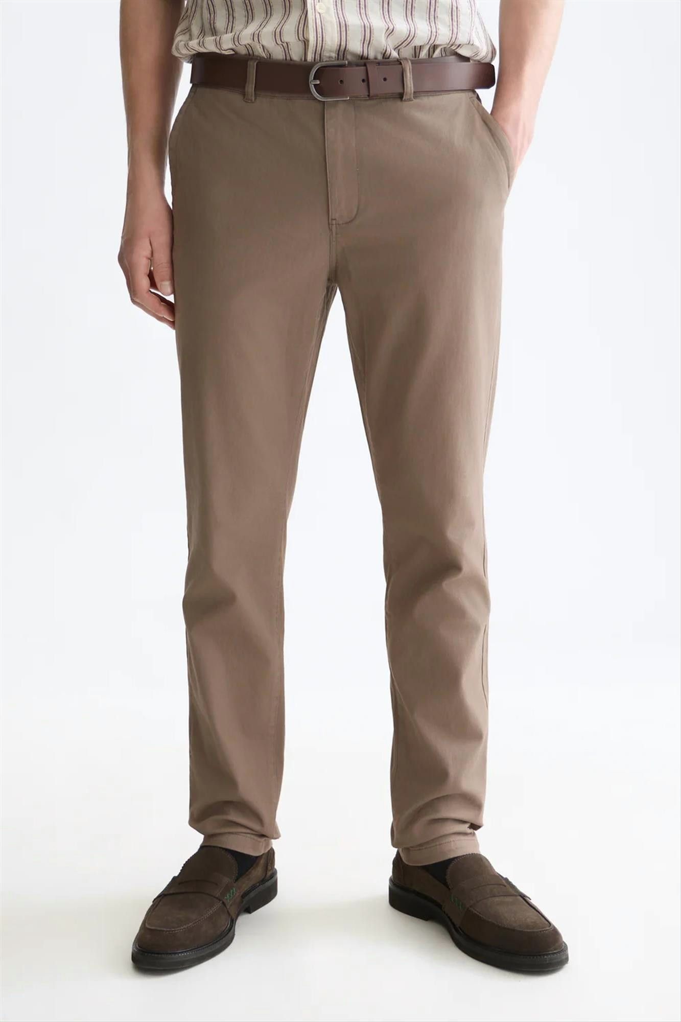 Scotch & Soda - Bruine Stuart regular slim chino