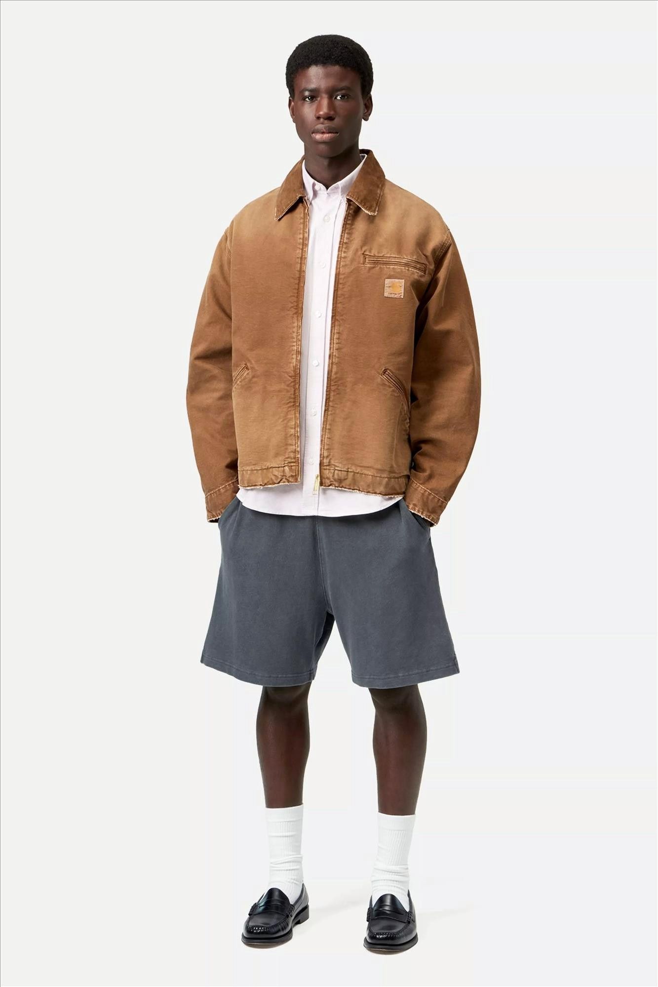Carhartt WIP - Donkergrijze Harper sweatshort