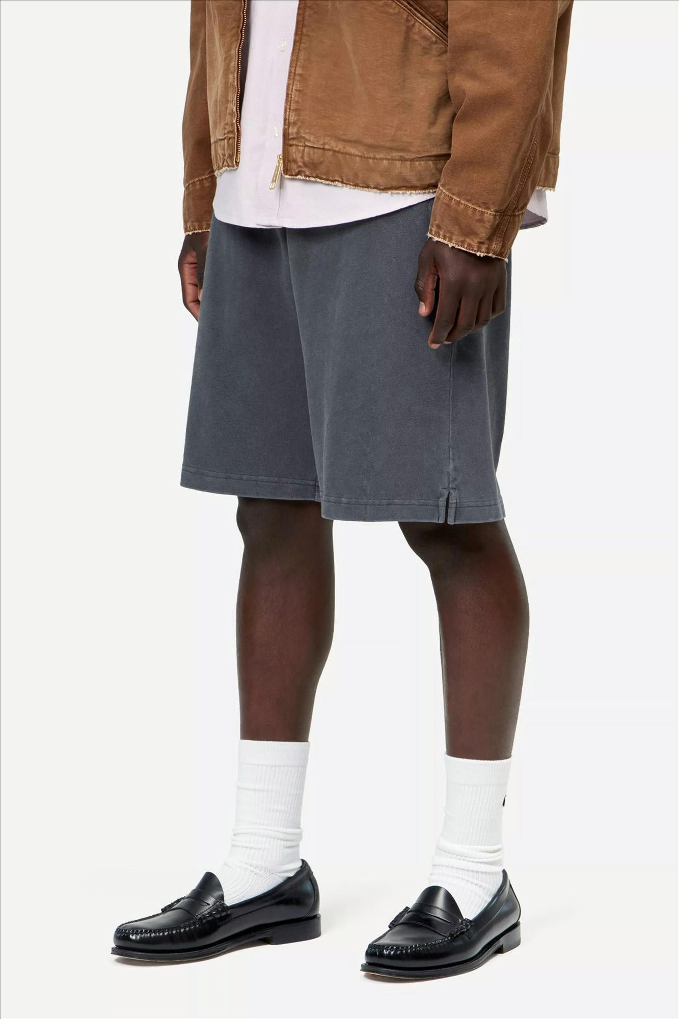 Carhartt WIP - Donkergrijze Harper sweatshort