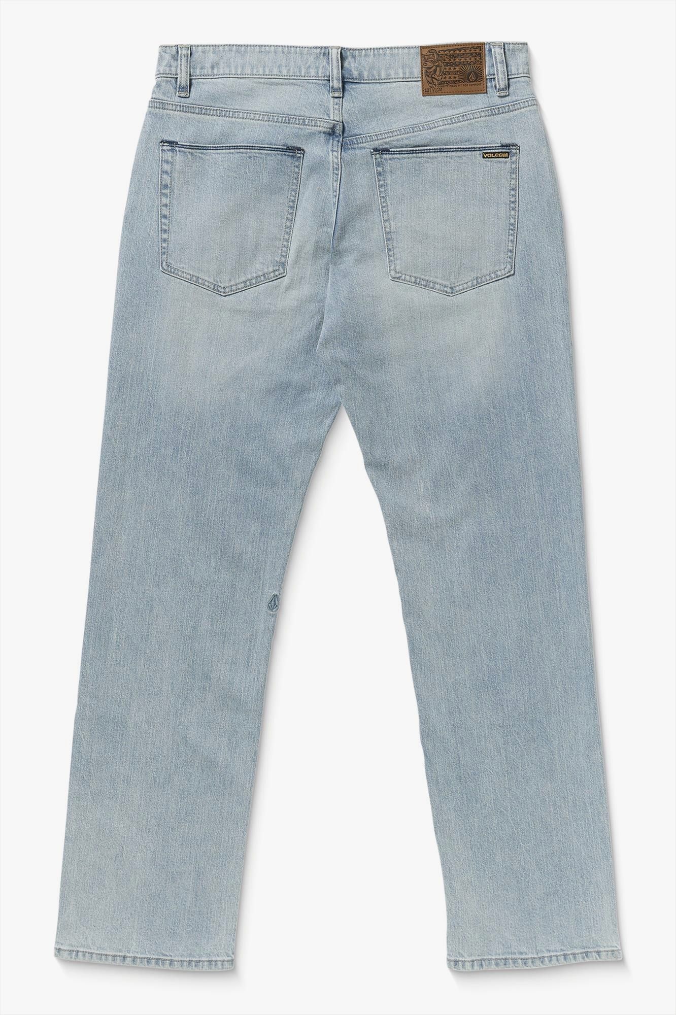 Volcom - Lichtblauwe Kinkade straight jeans