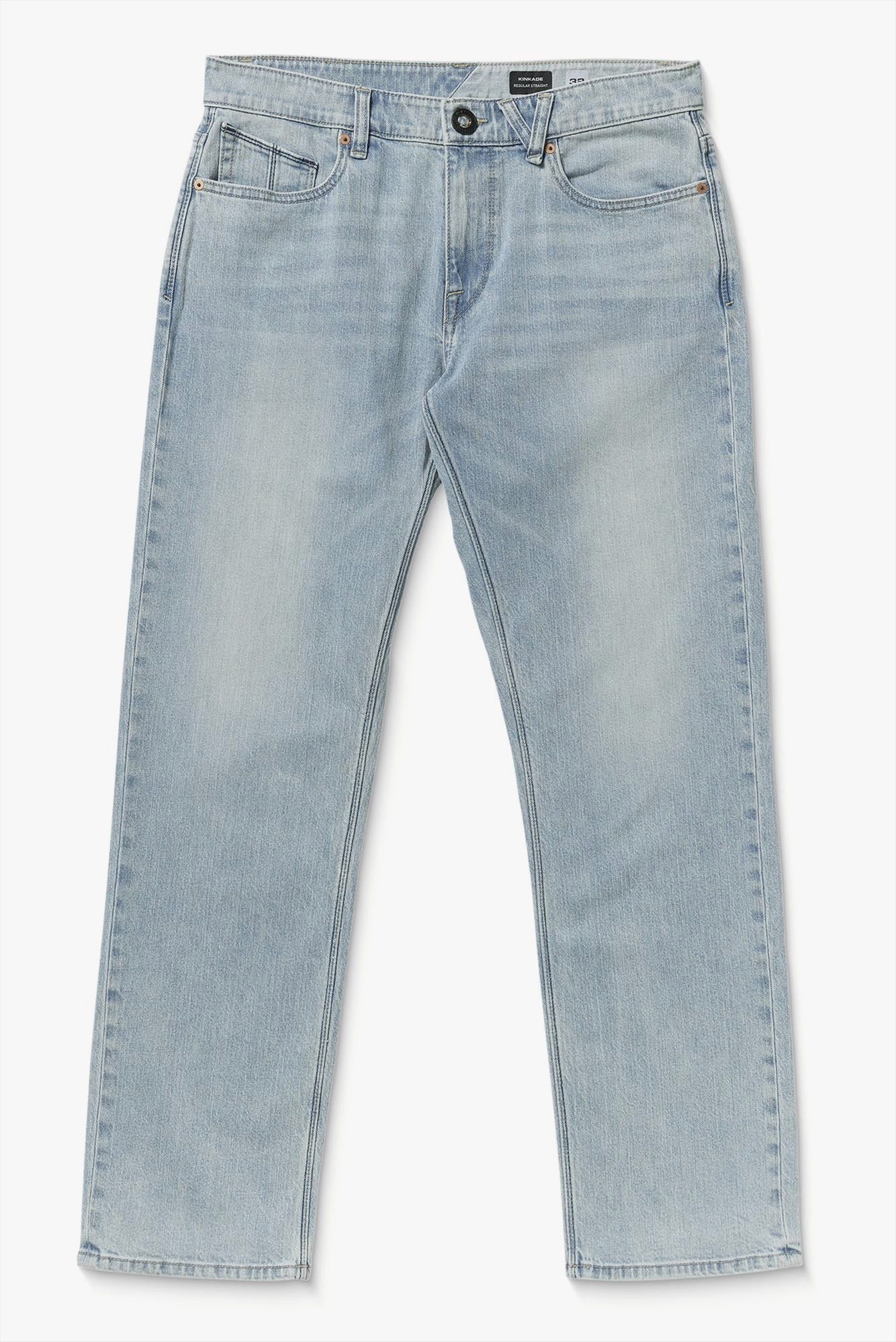 Volcom - Lichtblauwe Kinkade straight jeans