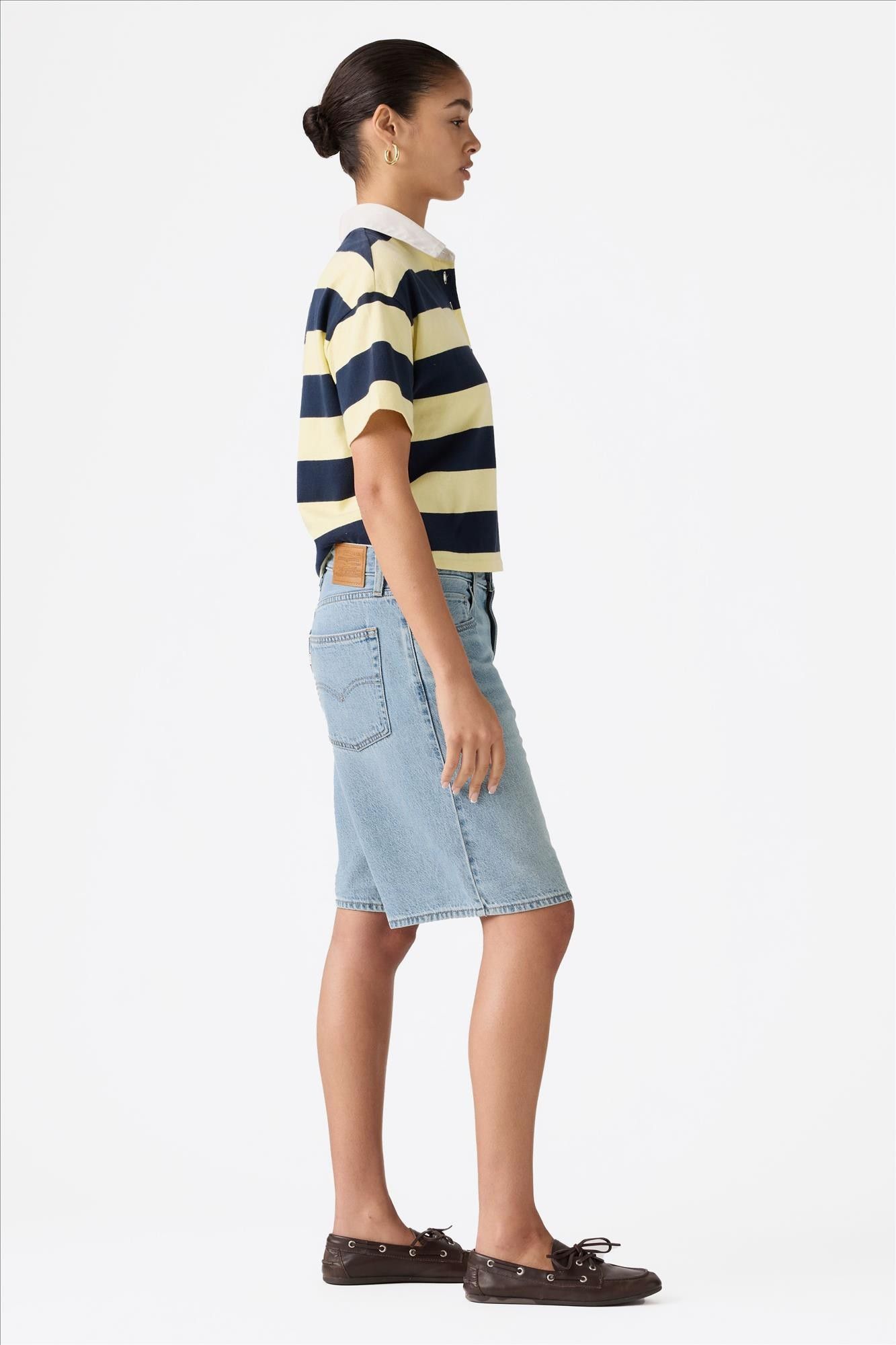 Levi's - Lichtblauwe Baggy Dad jort