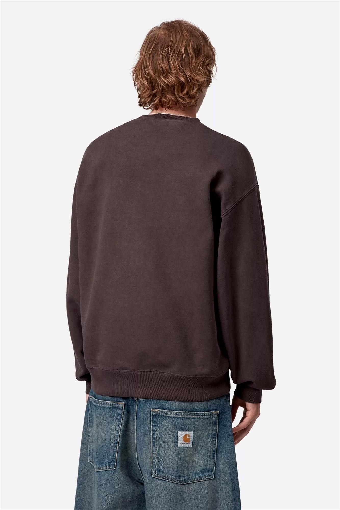 Carhartt WIP - Donkerbruine Vista sweater