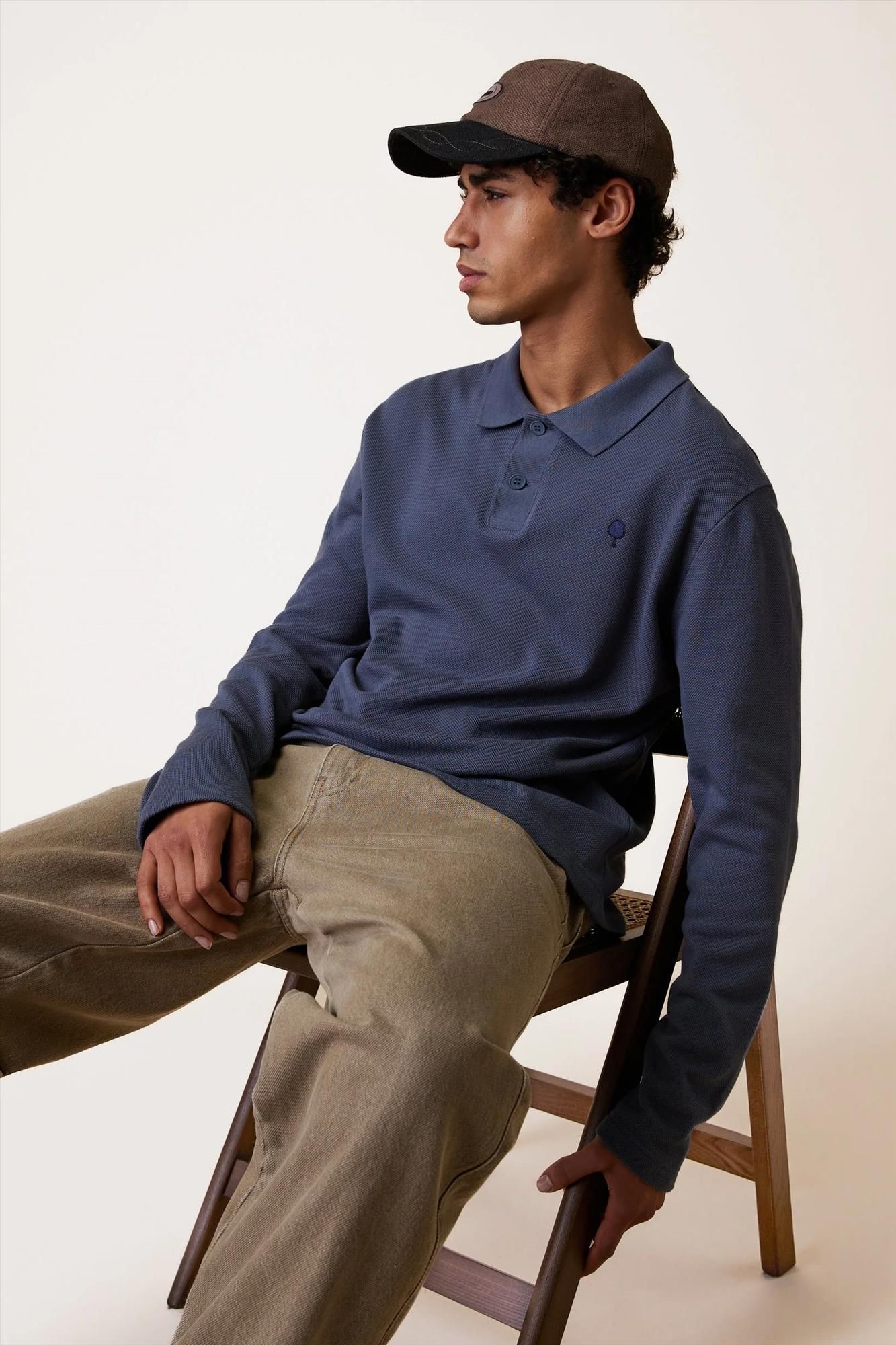 Faguo - Grijsblauwe Mercoire polo