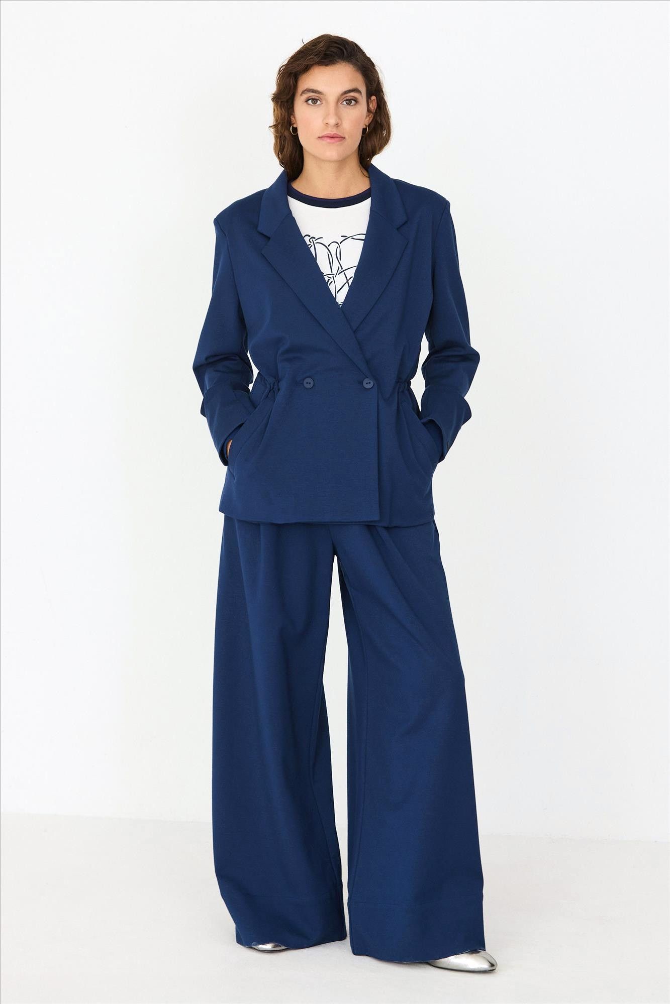 SkunkFunk - Donkerblauwe Nia broek