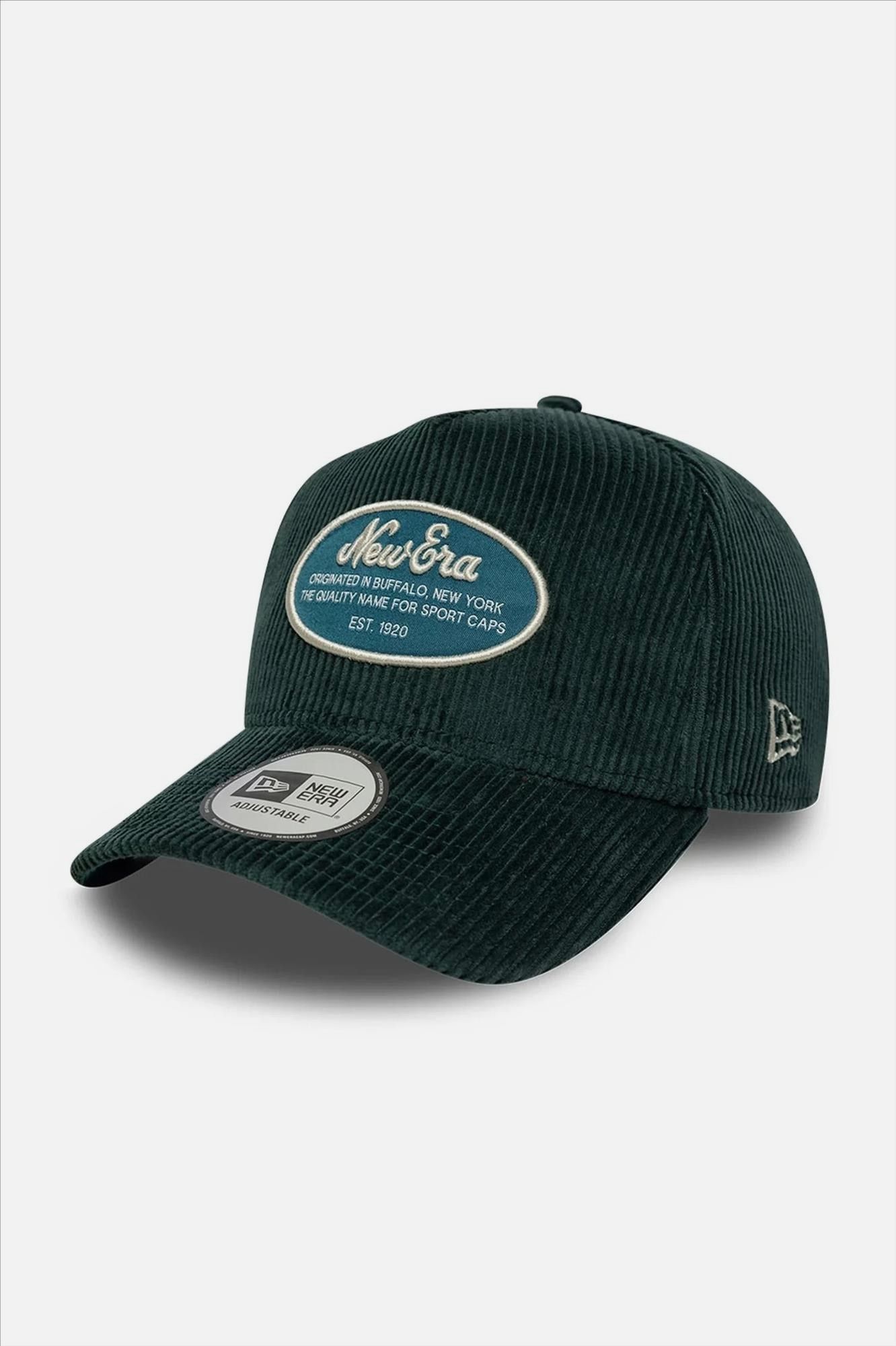 New Era - Donkergroene Patch Cord pet