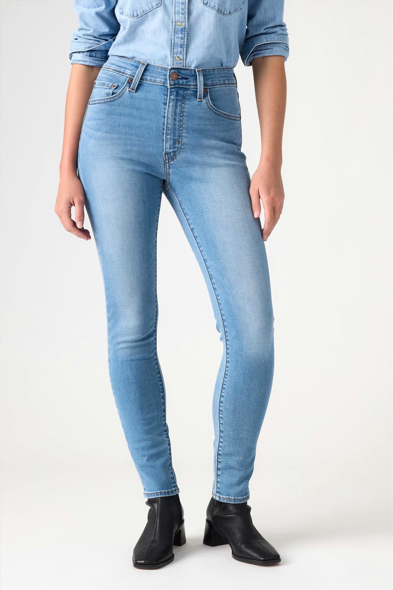 Levi's - Lichtblauwe 721 High-Rise Skinny jeans