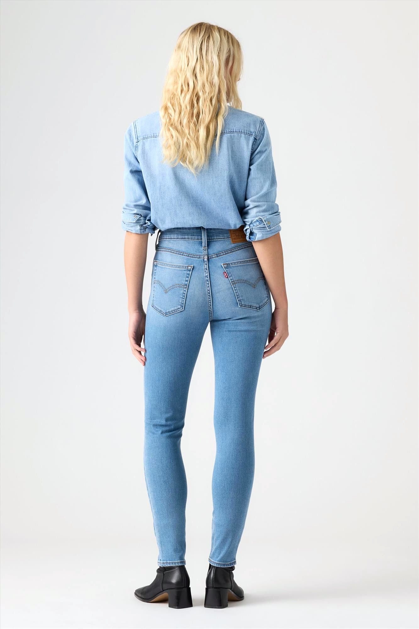 Levi's - Lichtblauwe 721 High-Rise Skinny jeans