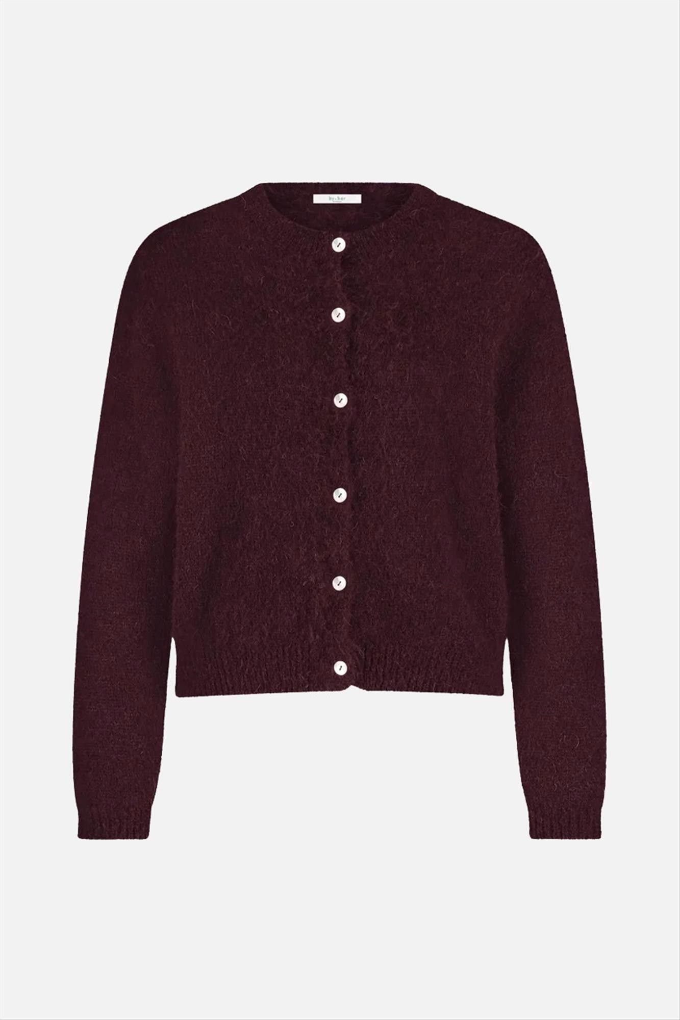 BY BAR - Bordeaux Cleo cardigan
