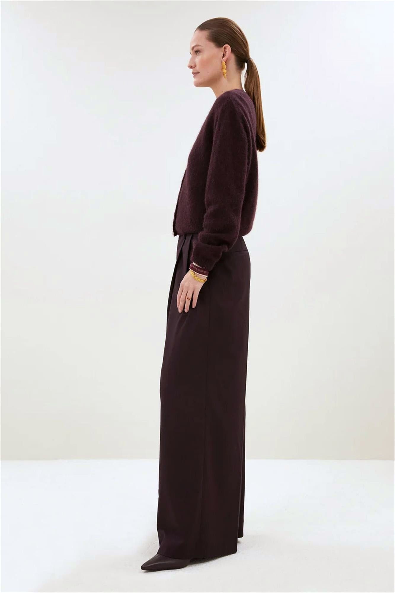 BY BAR - Bordeaux Cleo cardigan