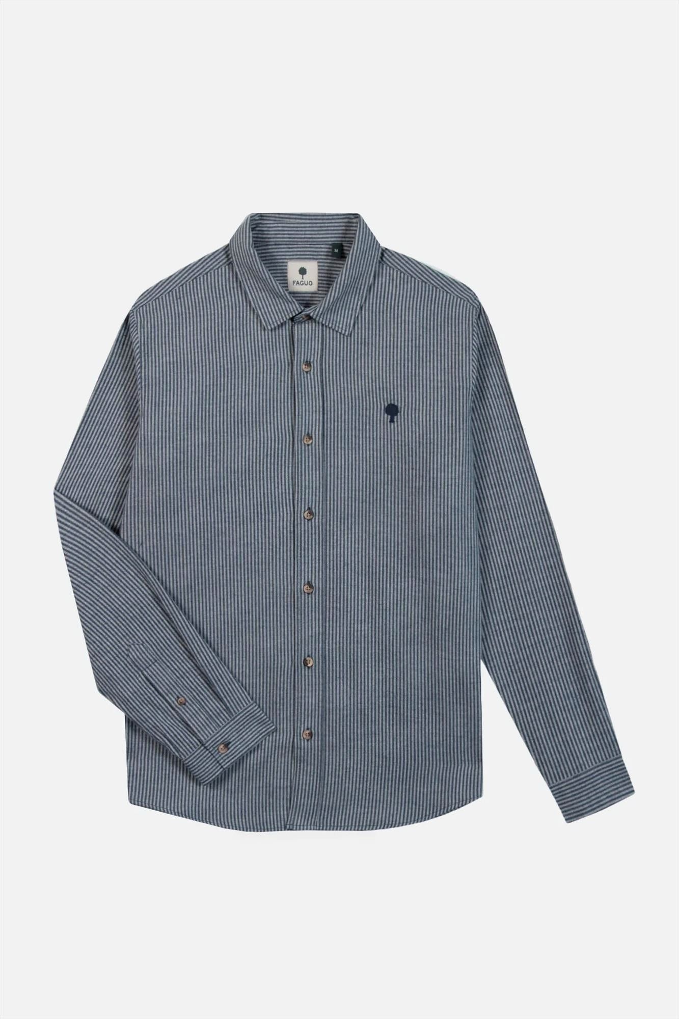 Faguo - Blauw Iraty hemd