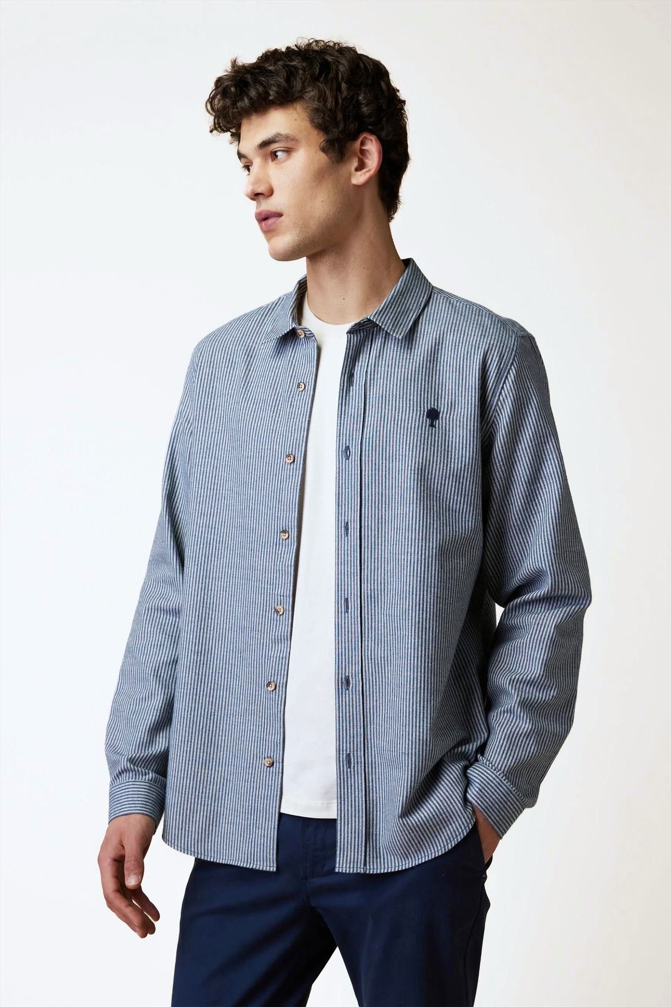 Faguo - Blauw Iraty hemd