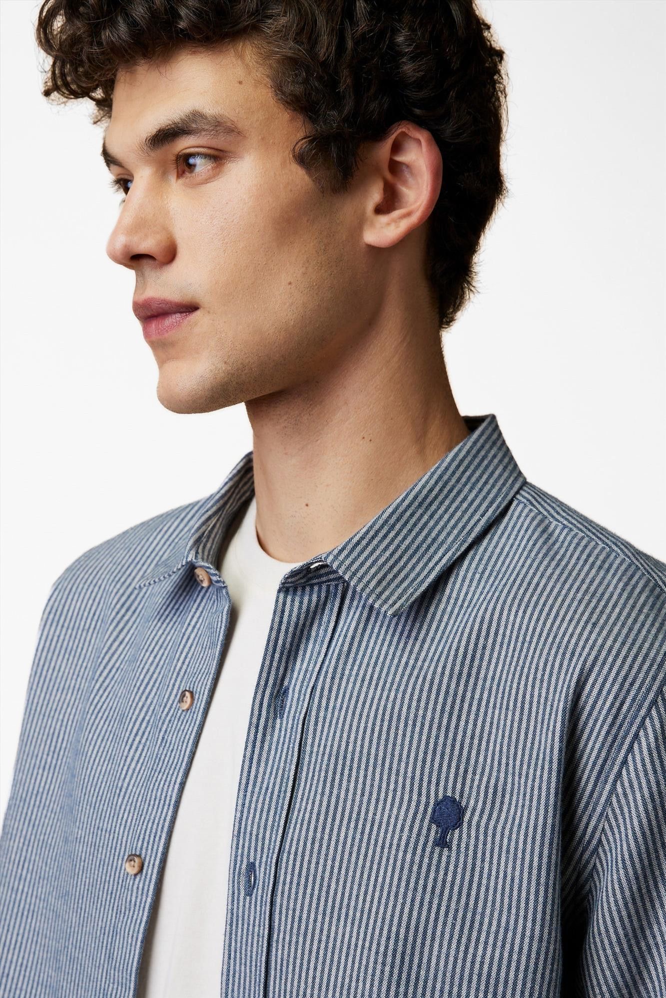 Faguo - Blauw Iraty hemd
