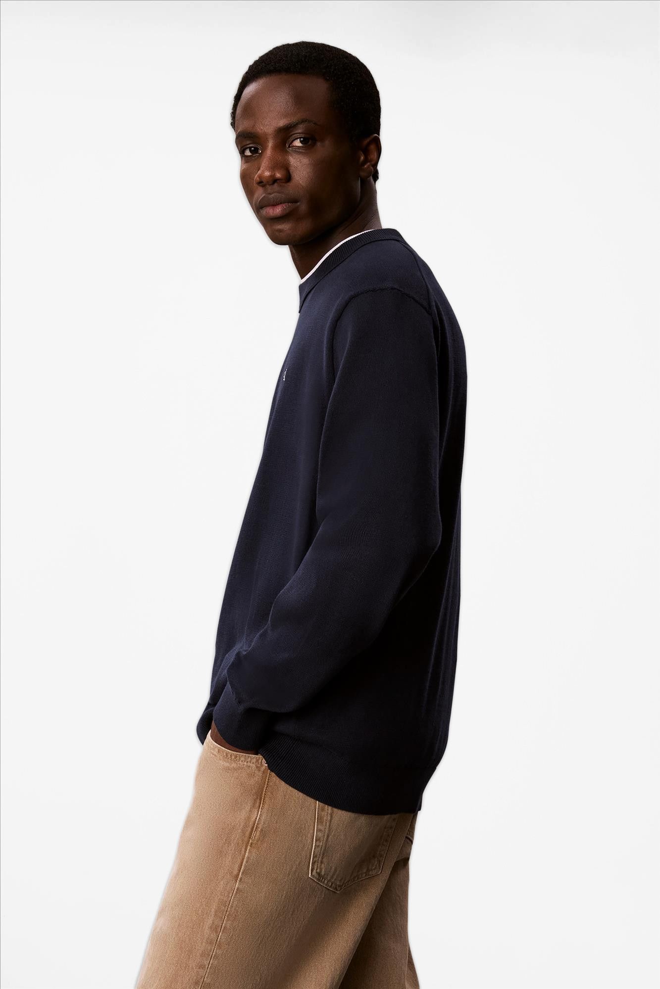 Calvin Klein Jeans - Donkerblauwe Classic trui