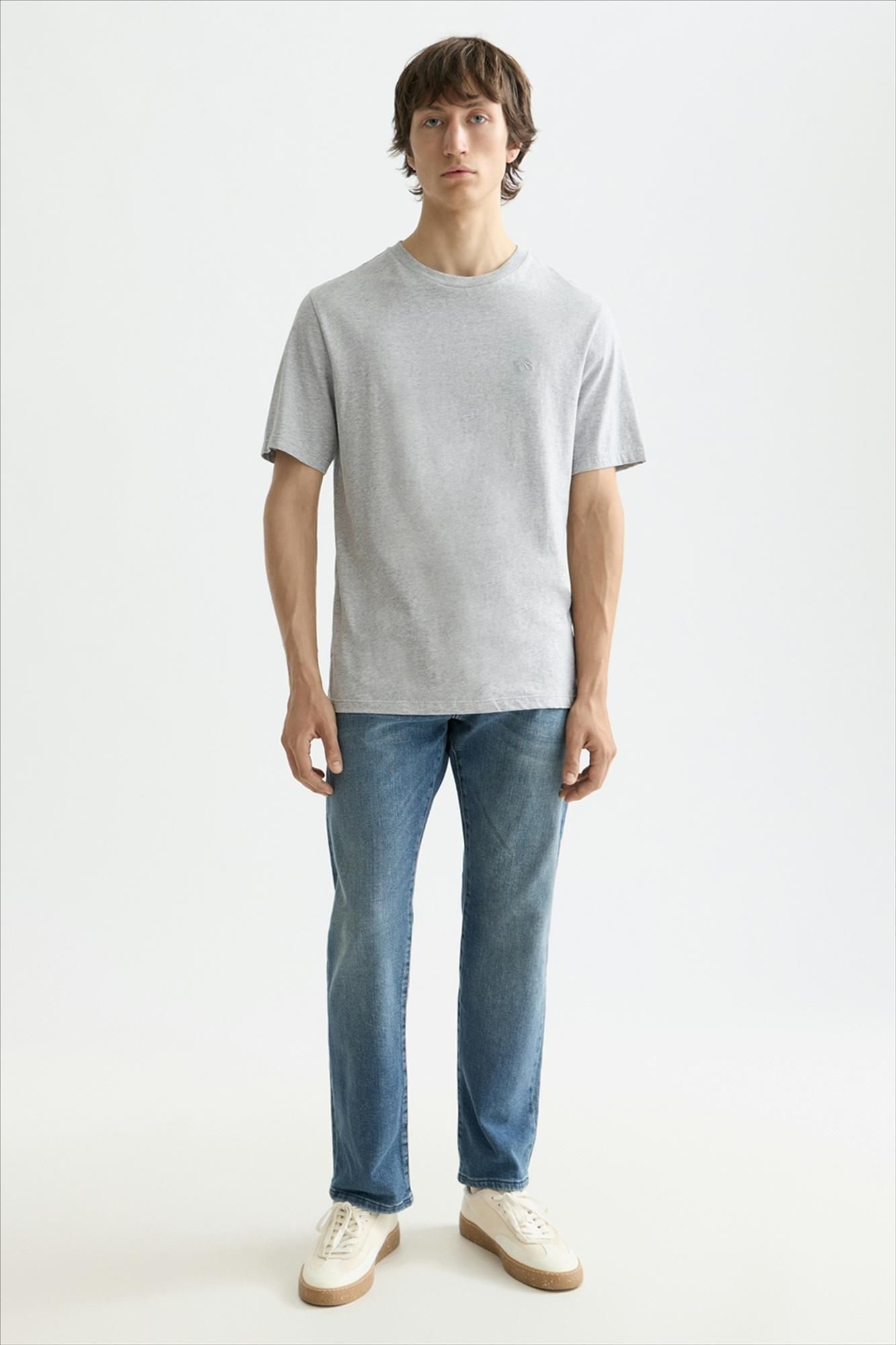 Scotch & Soda - Grijze Essential Logo T-shirt