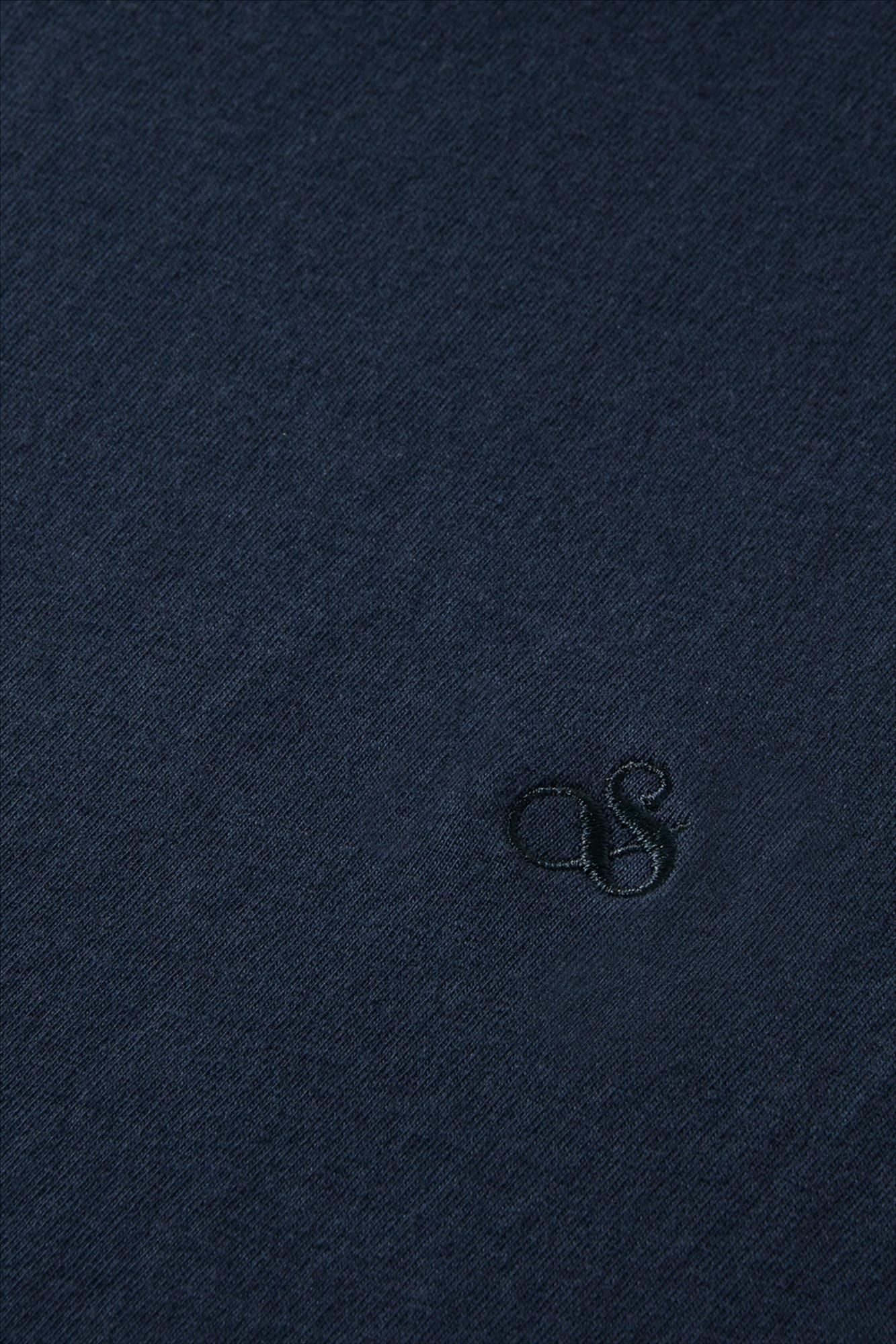 Scotch & Soda - Donkerblauwe Essential Logo T-shirt