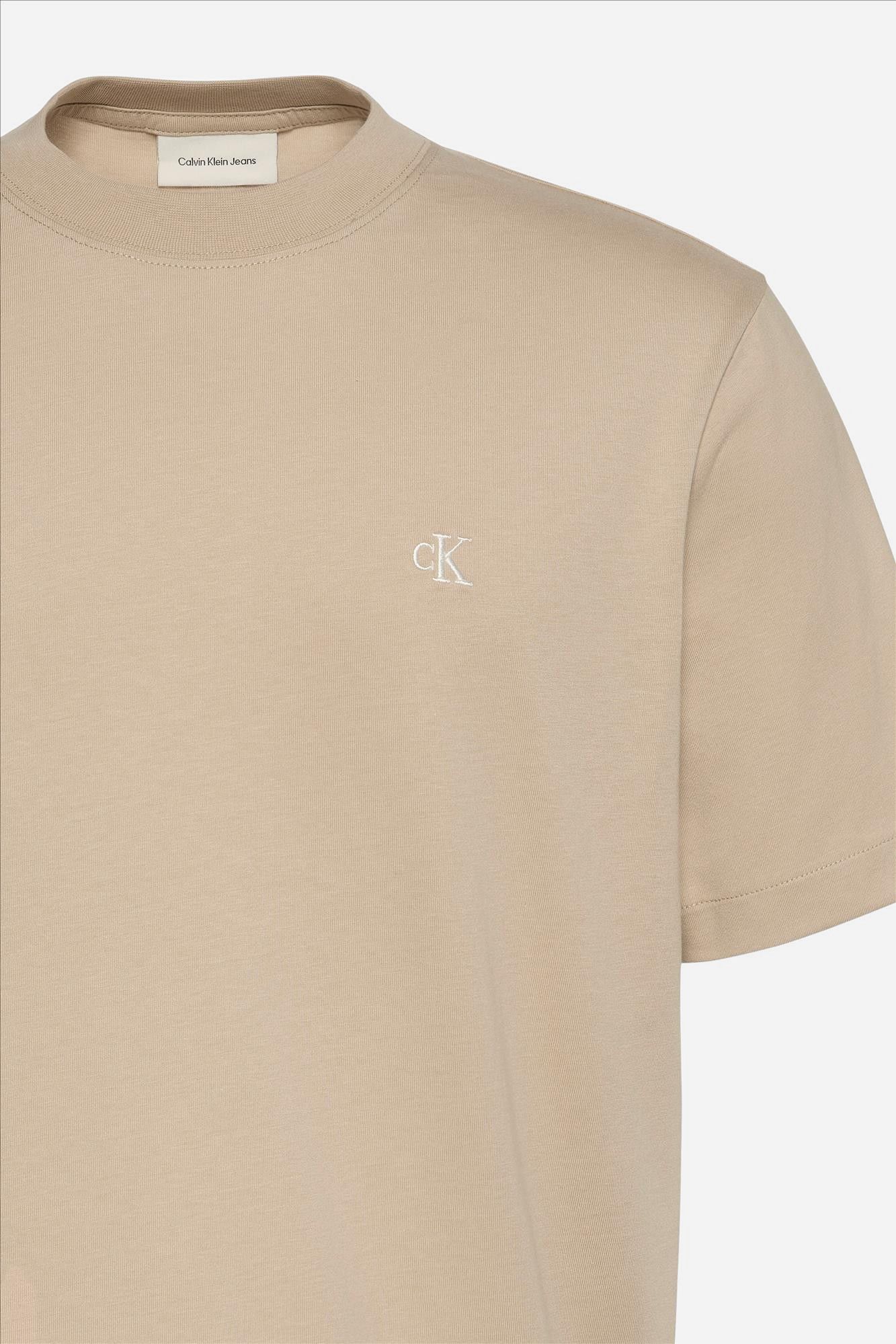 Calvin Klein Jeans - Beige Monogram T-shirt