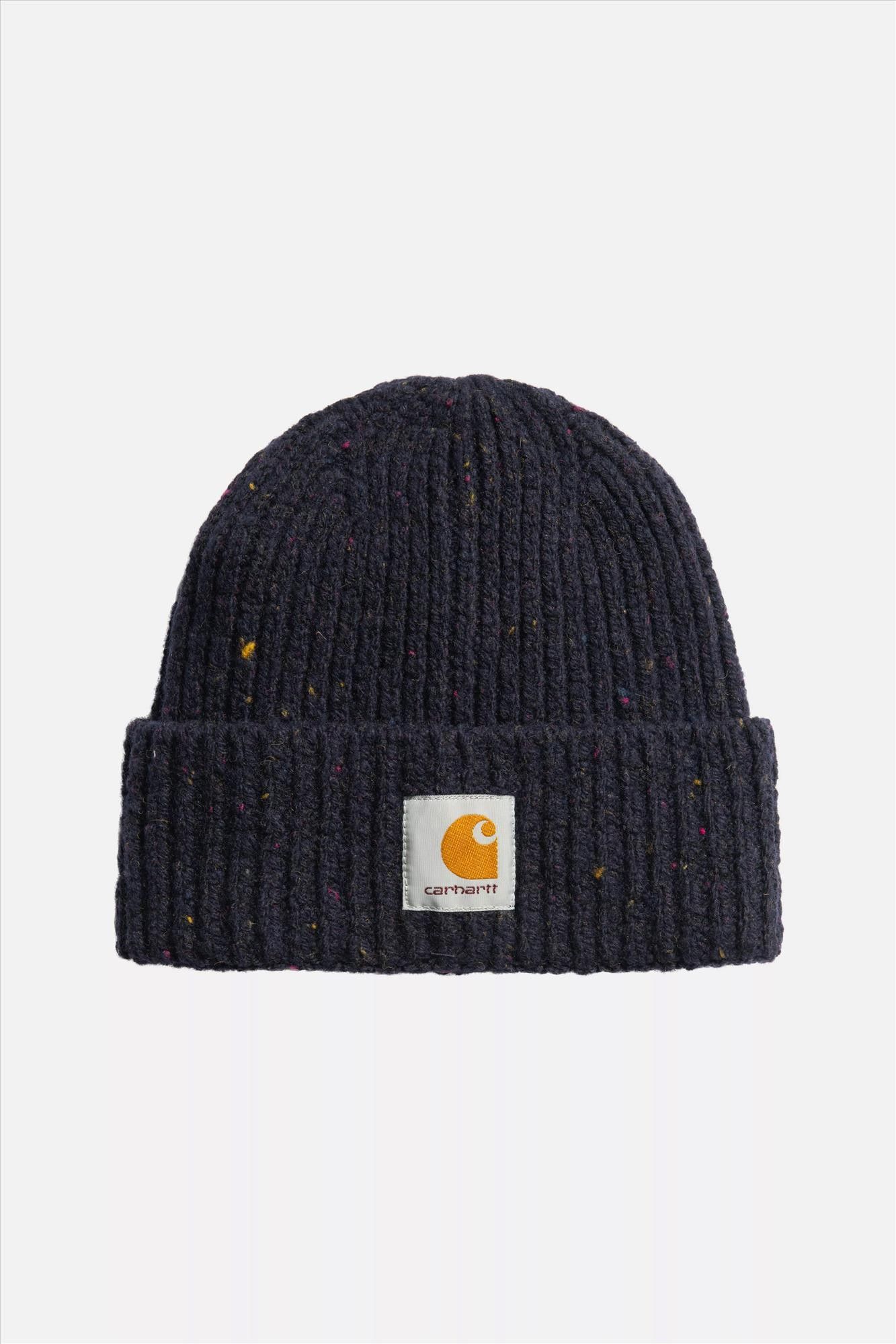 Carhartt WIP - Donkerblauwe Anglistic muts