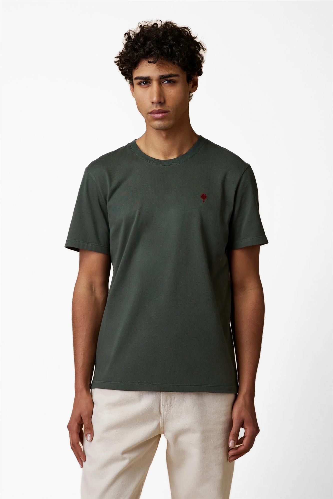 Faguo - Donkergroene Arcy T-shirt
