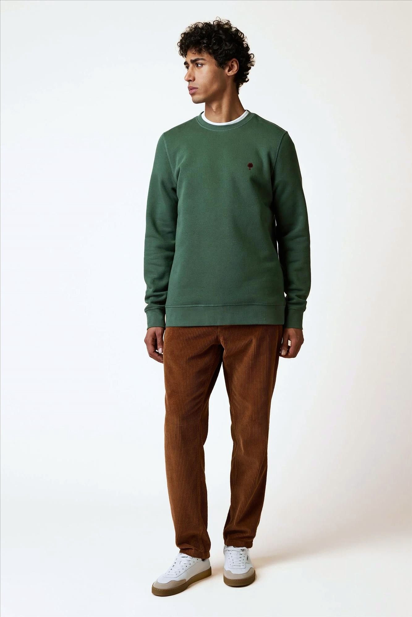 Faguo - Donkergroene Donzy sweater