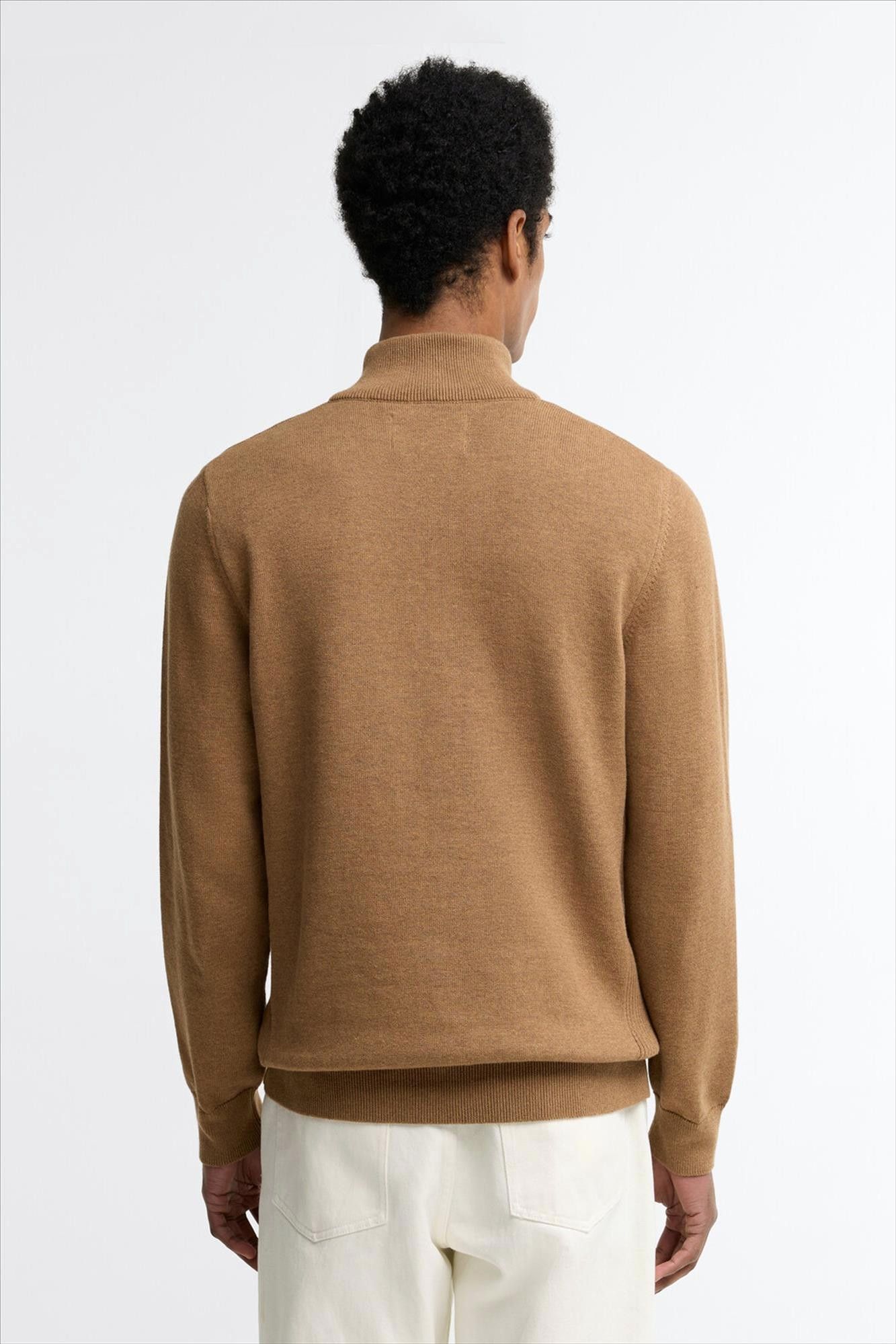 Barbour - Beige Quarter-Zip trui