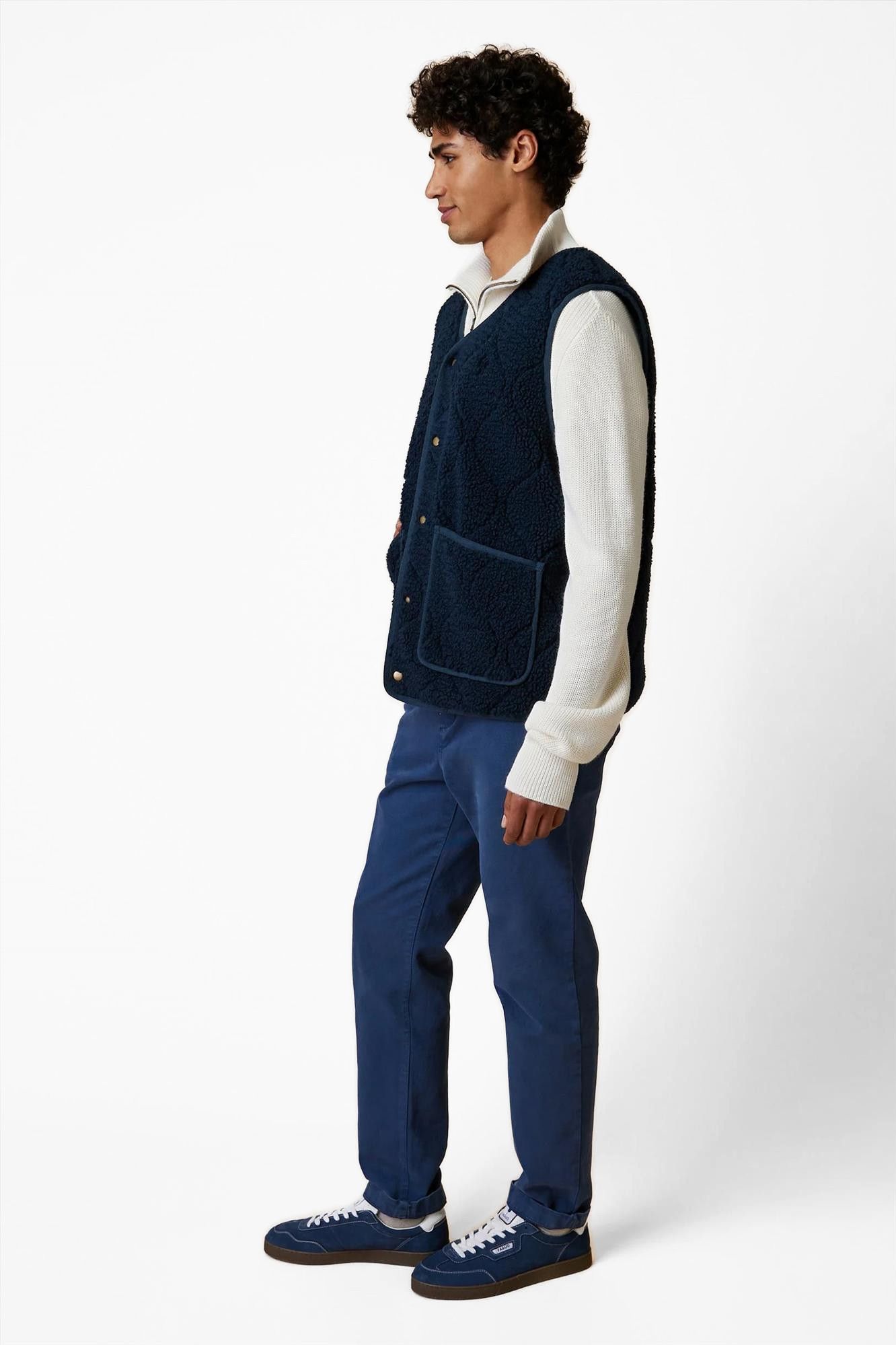 Faguo - Donkerblauwe Esterel bodywarmer