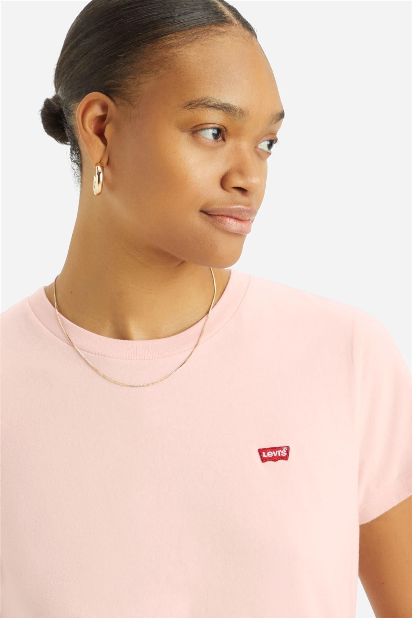 Levi's - Lichtroze Batwing Perfect T-shirt