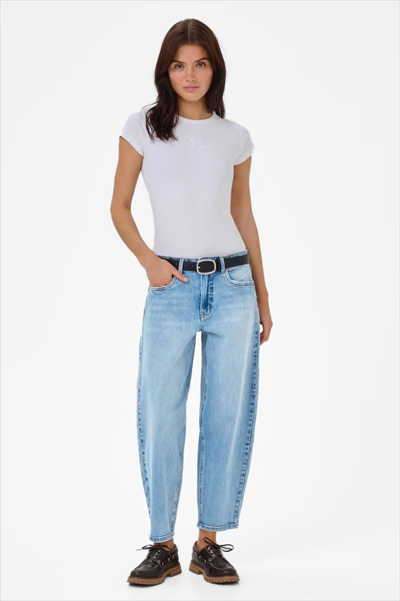 My Essential Wardrobe - Lichtblauwe Baloo barrel jeans