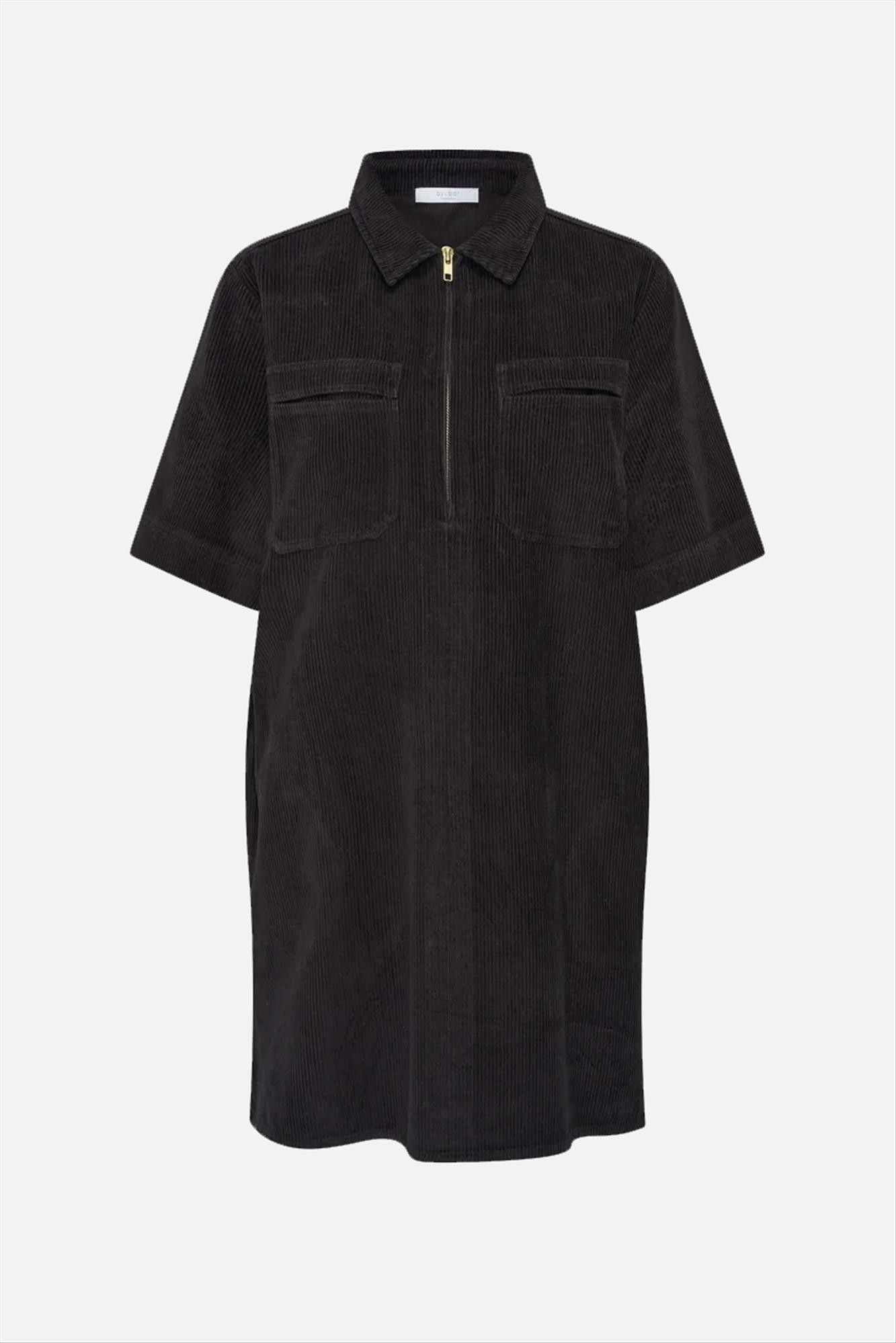 BY BAR - Zwarte Philipe Cord jurk