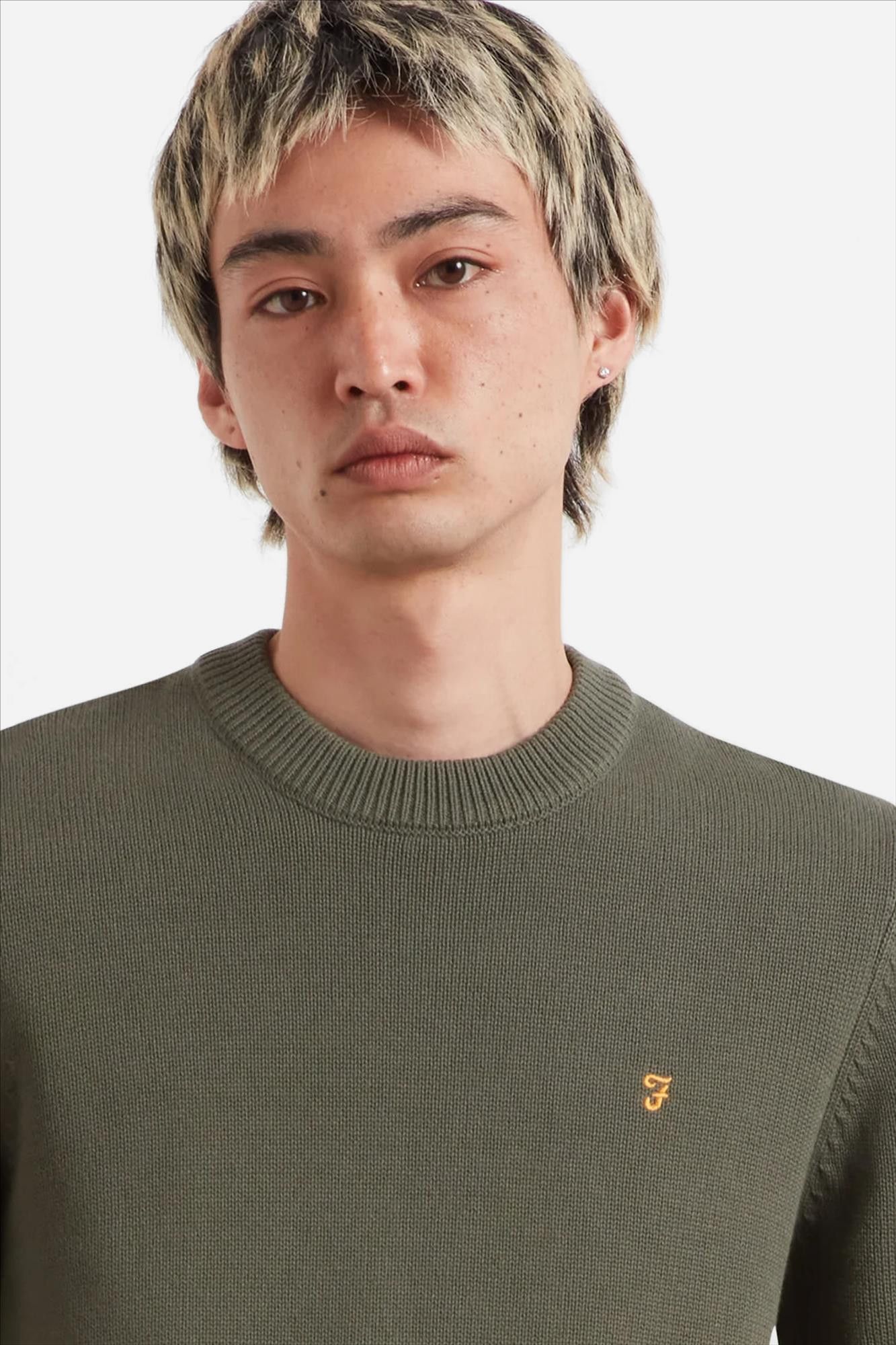 FARAH - Kaki Shepard trui