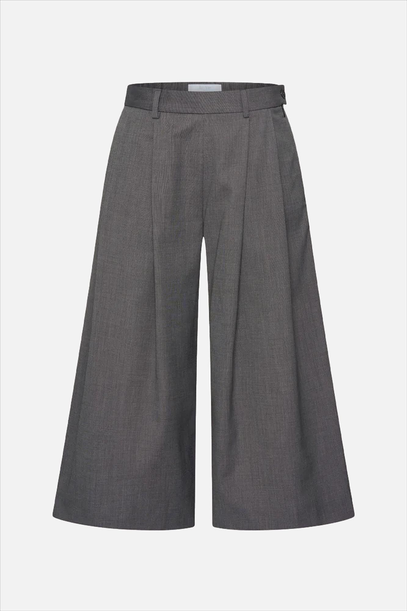 BY BAR - Donkergrijze Mowi bermuda short