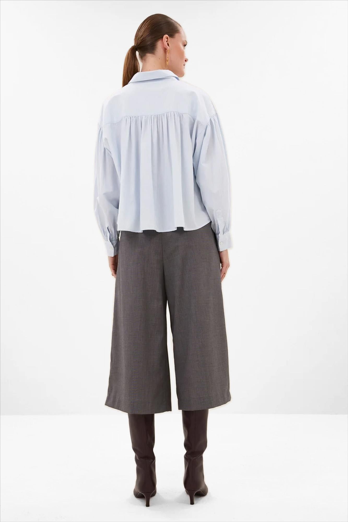 BY BAR - Donkergrijze Mowi bermuda short