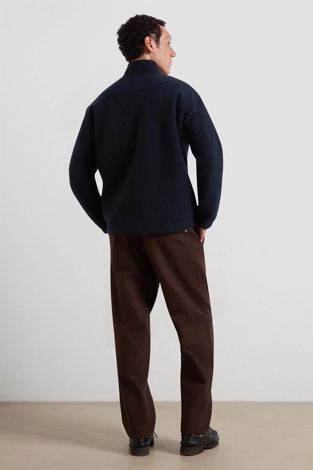 FARAH - Donkerblauwe Howard sweater
