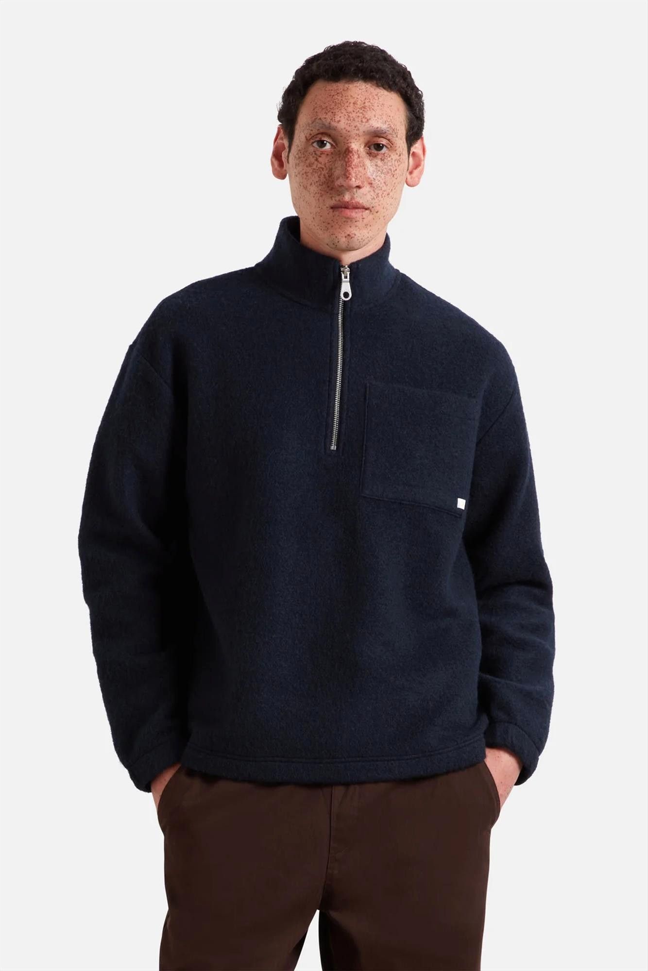 FARAH - Donkerblauwe Howard sweater