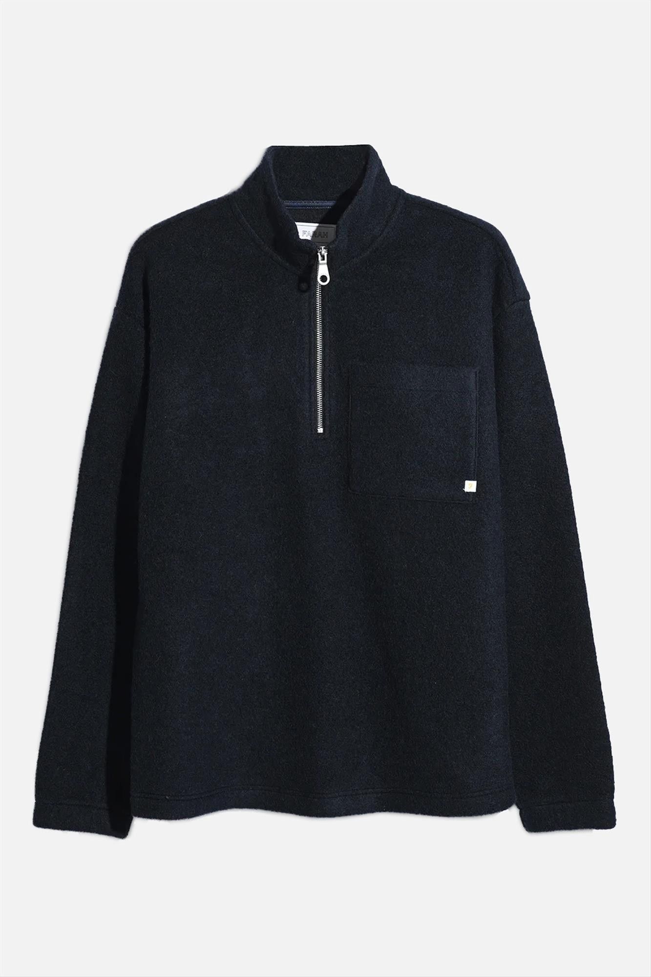 FARAH - Donkerblauwe Howard sweater