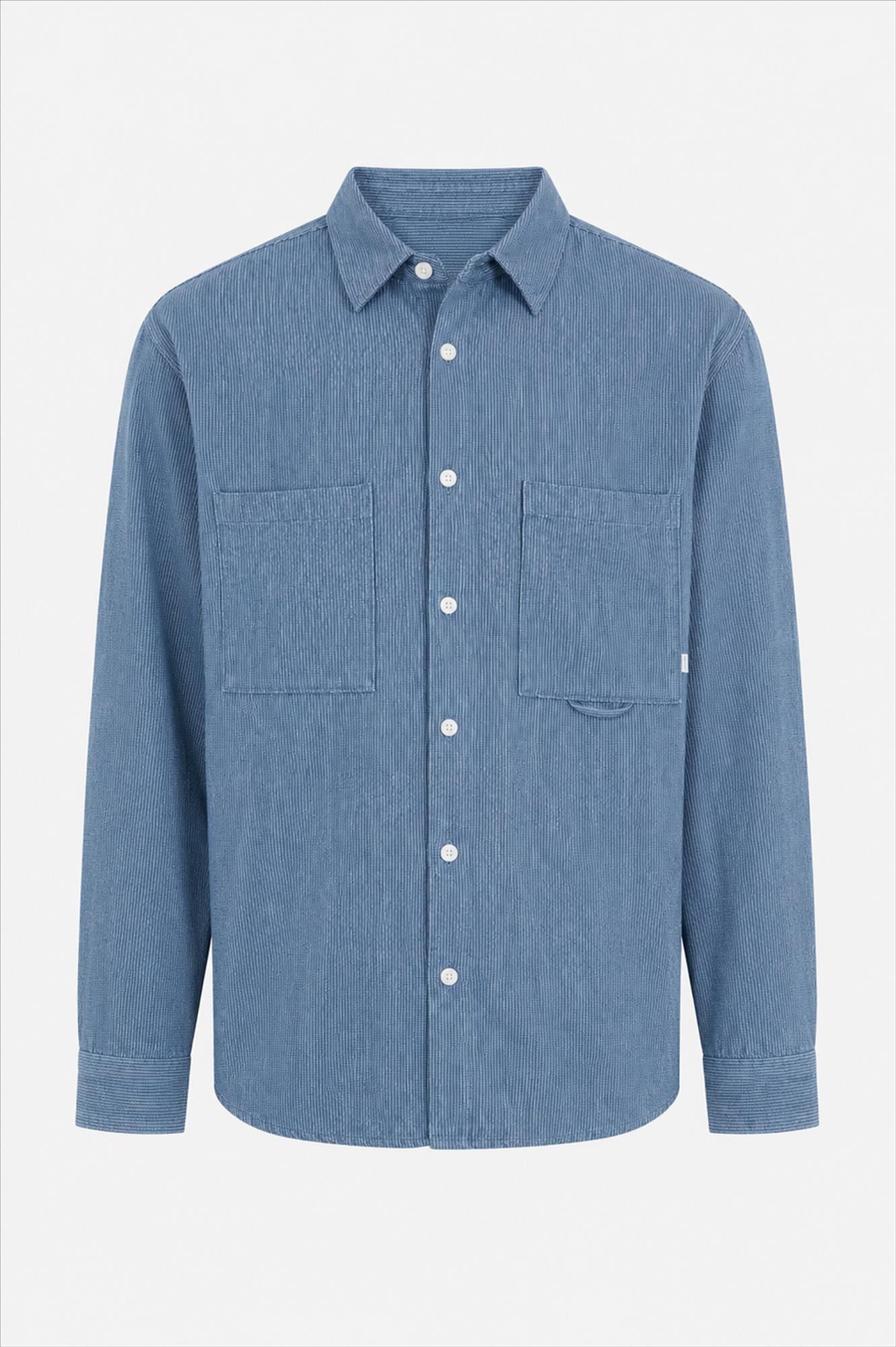 FARAH - Blauw Shane hemd