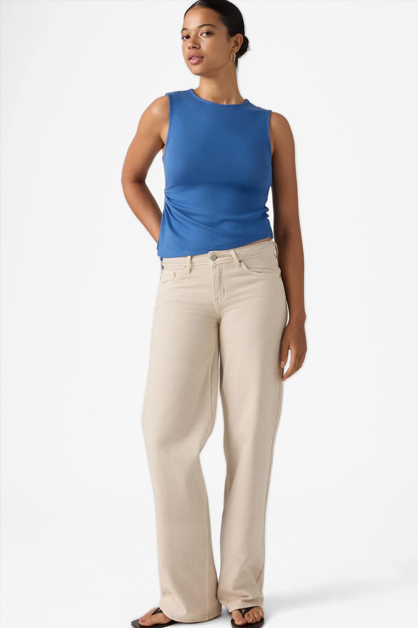 Levi's - Beige Low Loose jeans