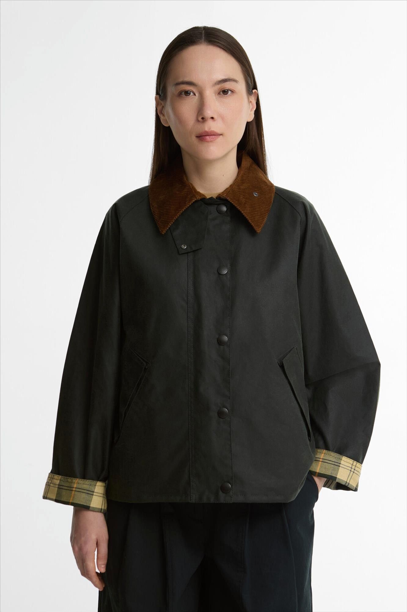 Barbour - Kaki Transport Waxed jas