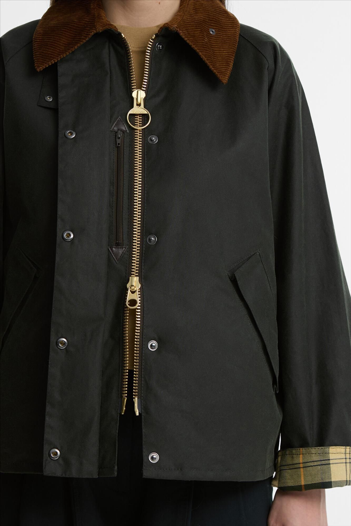 Barbour - Kaki Transport Waxed jas
