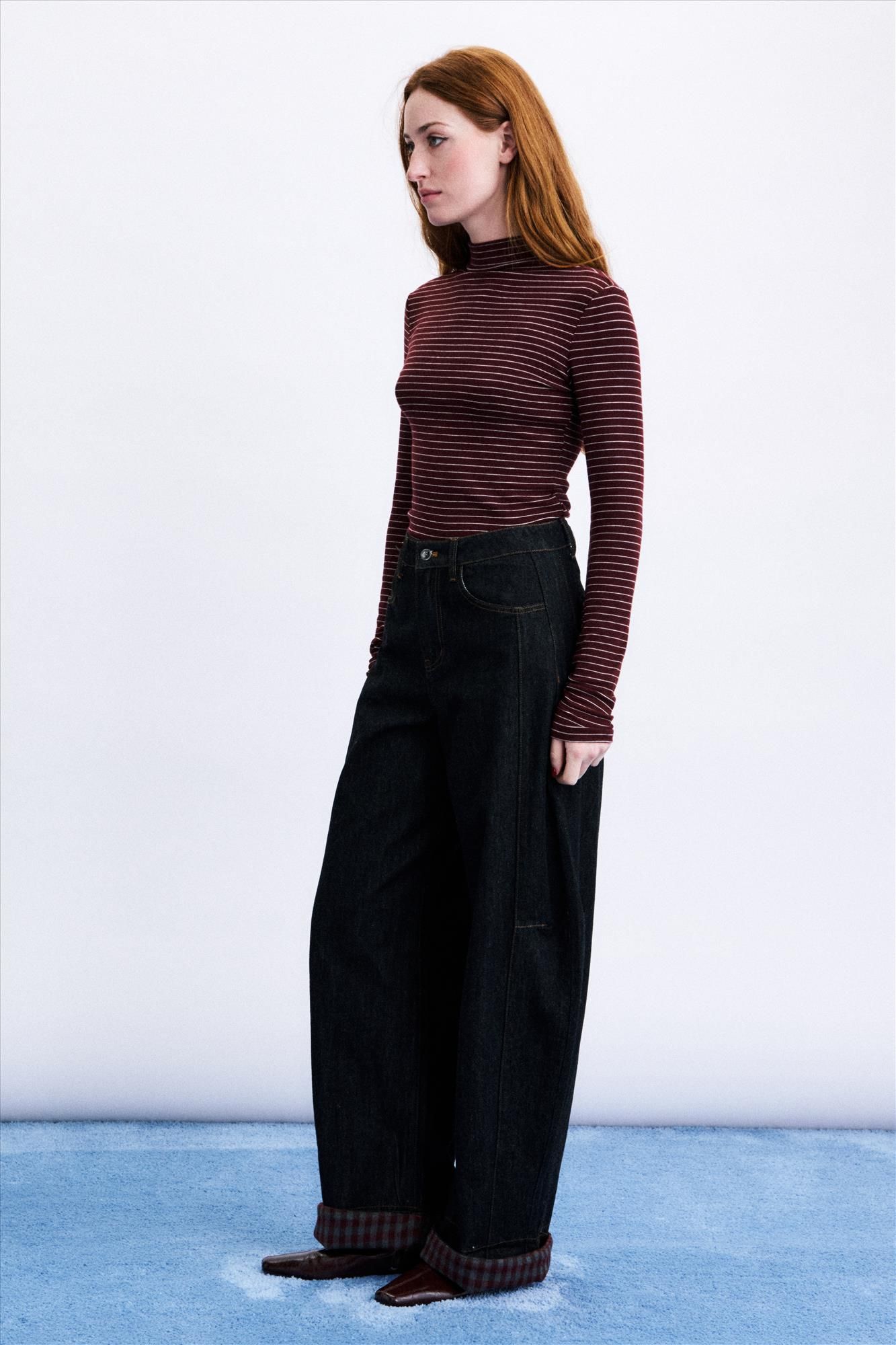 FRNCH - Donkerblauwe Jean Bandai jeans