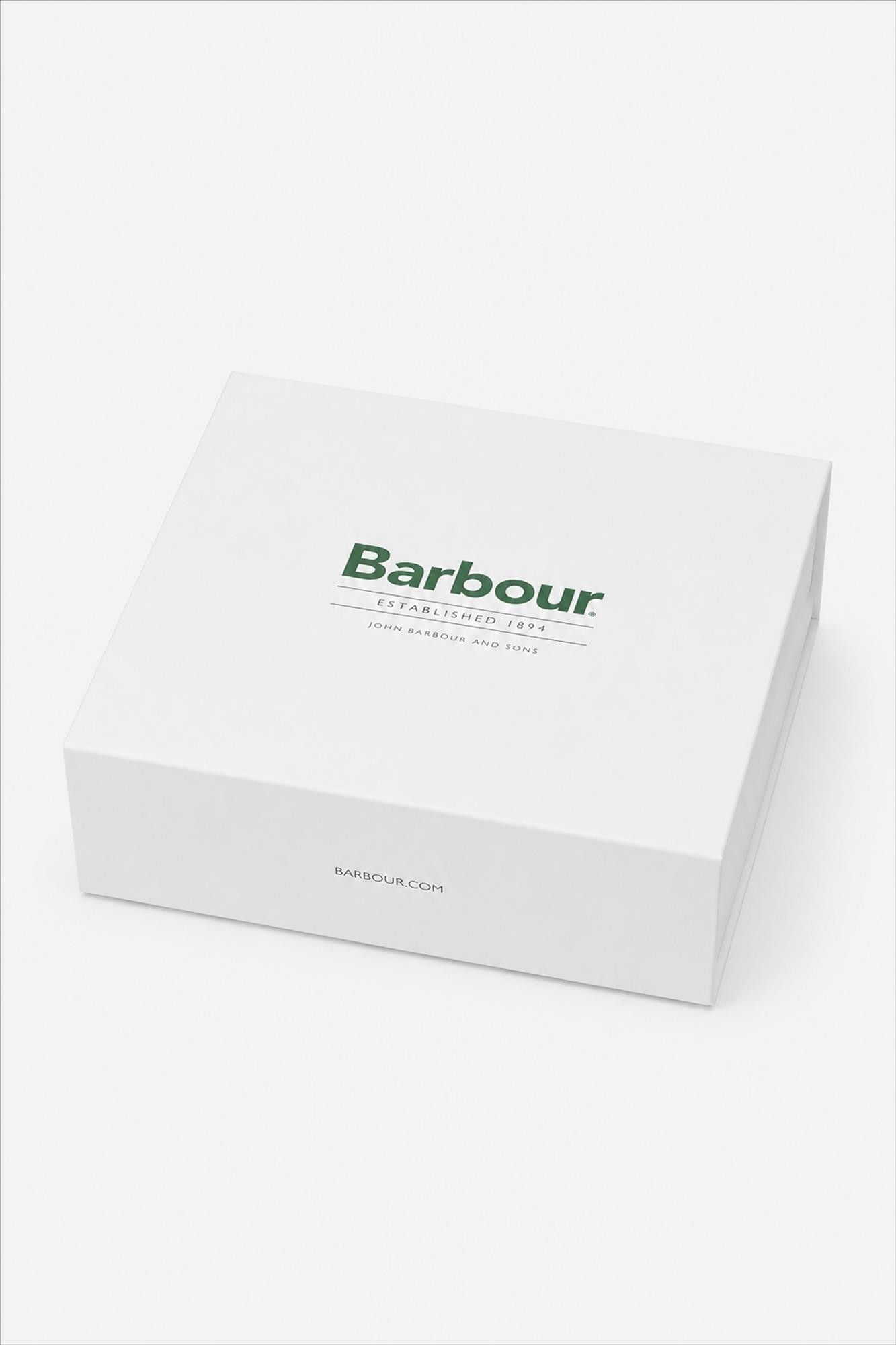 Barbour - Donkerblauwe Westerdale muts & sjaal giftset